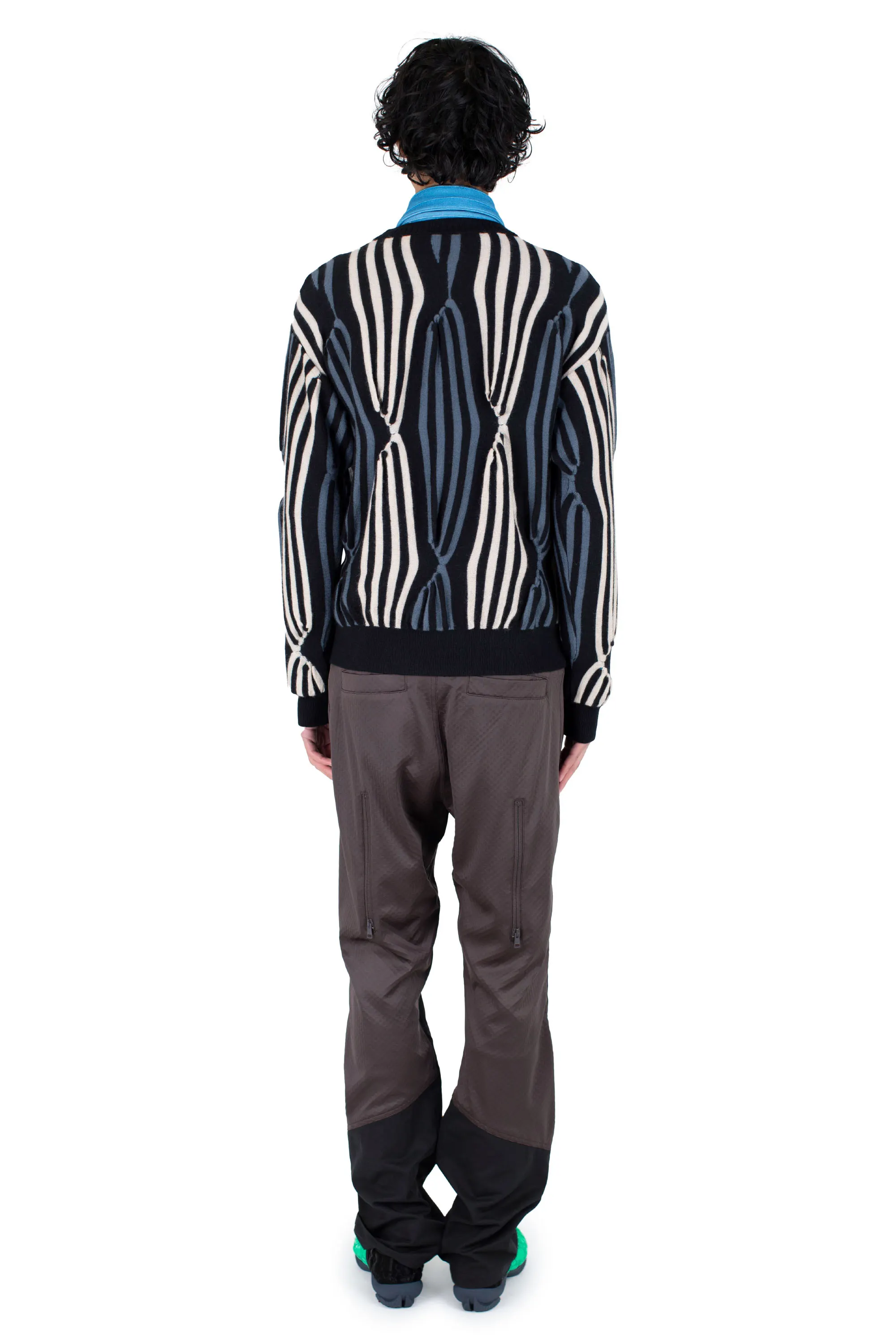 KIKO KOSTADINOV SOLIX JUMPER - BLACK / BEIGE / GREEN GREY