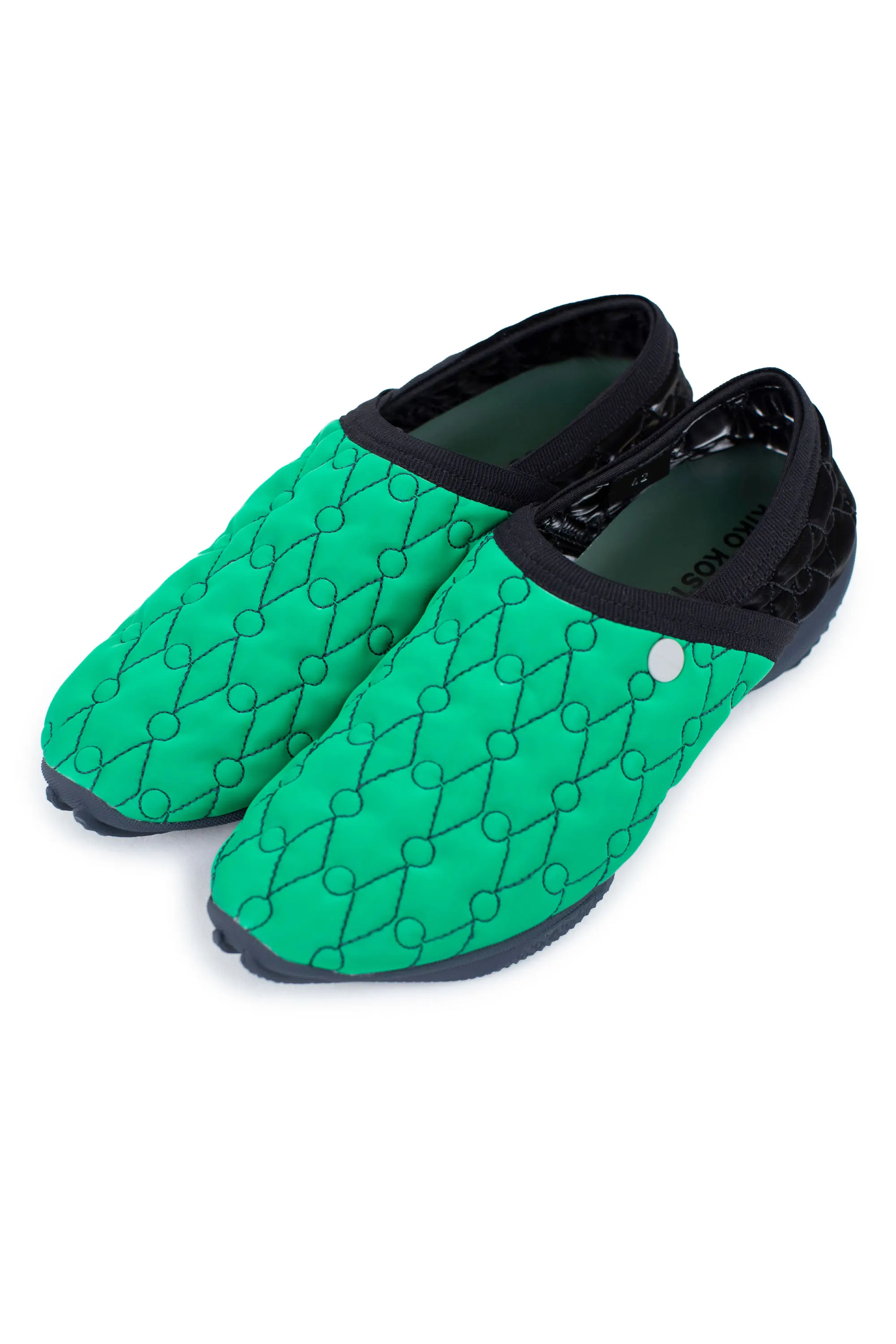KIKO KOSTADINOV SOLIX SLIPPER - CHLOROPHYLL / INK BLACK