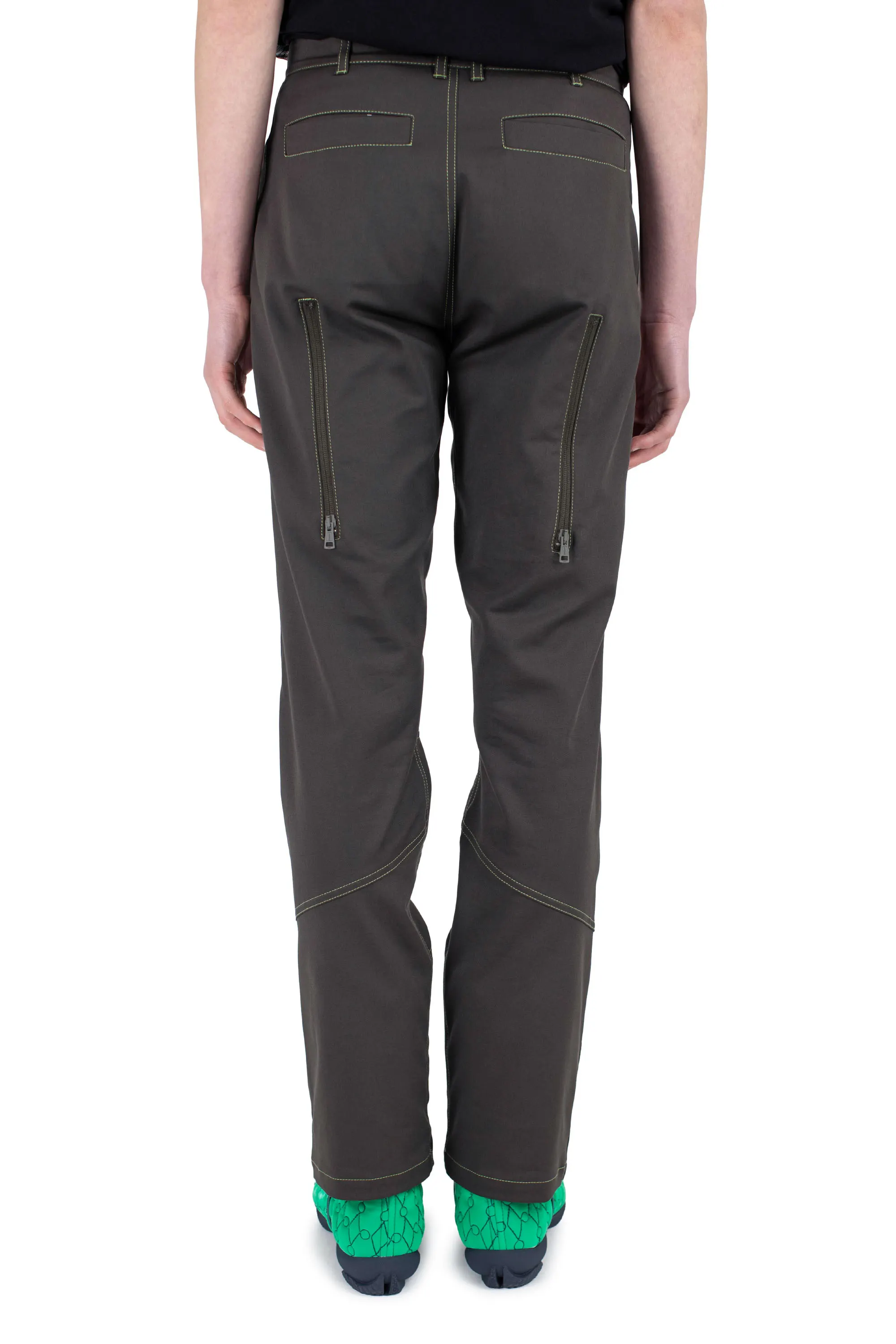 KIKO KOSTADINOV SOLIX ZIP TROUSER - JAVA BROWN