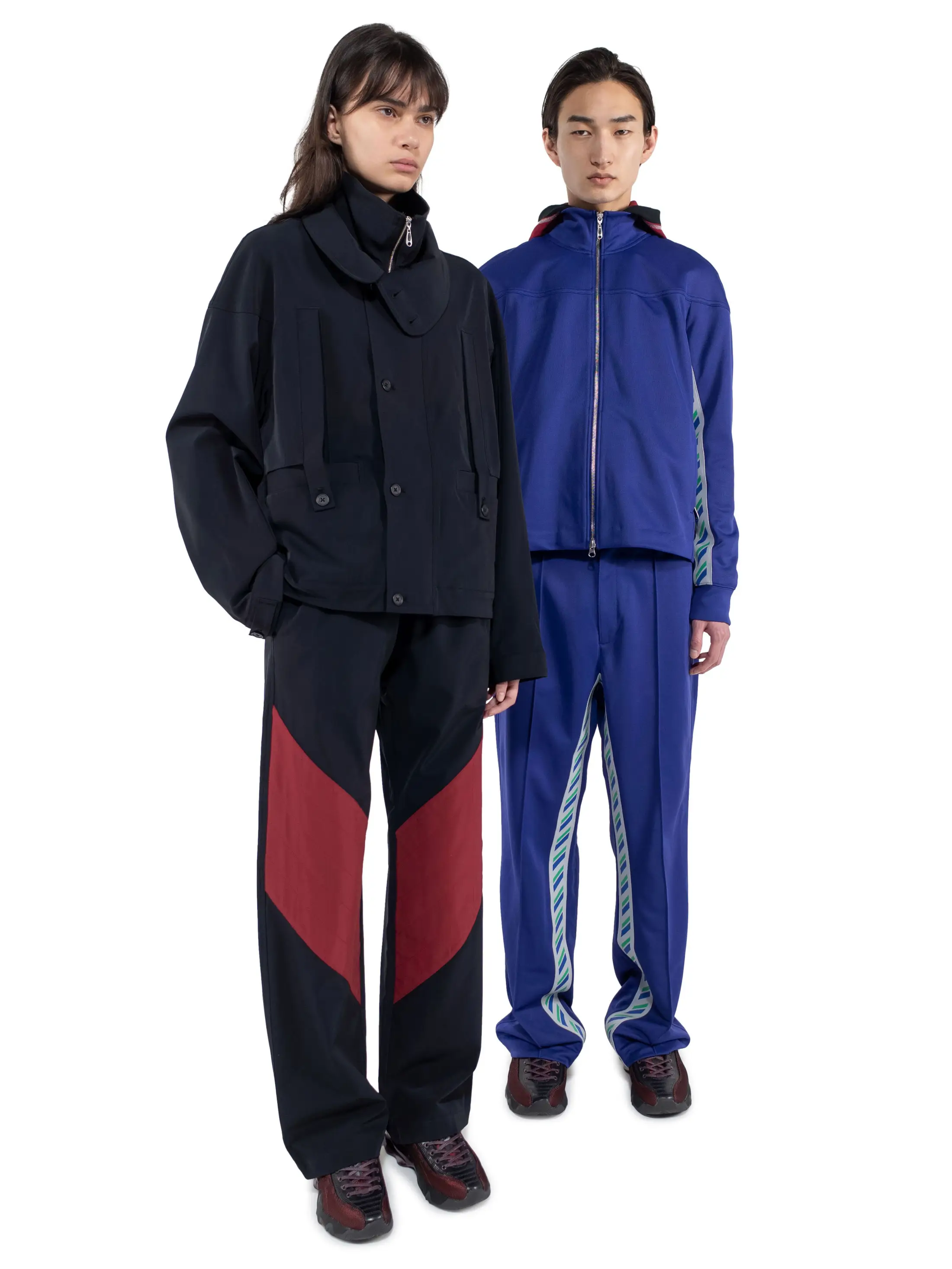 KIKO KOSTADINOV STYRAX TRACK JACKET - ASICS BLUE