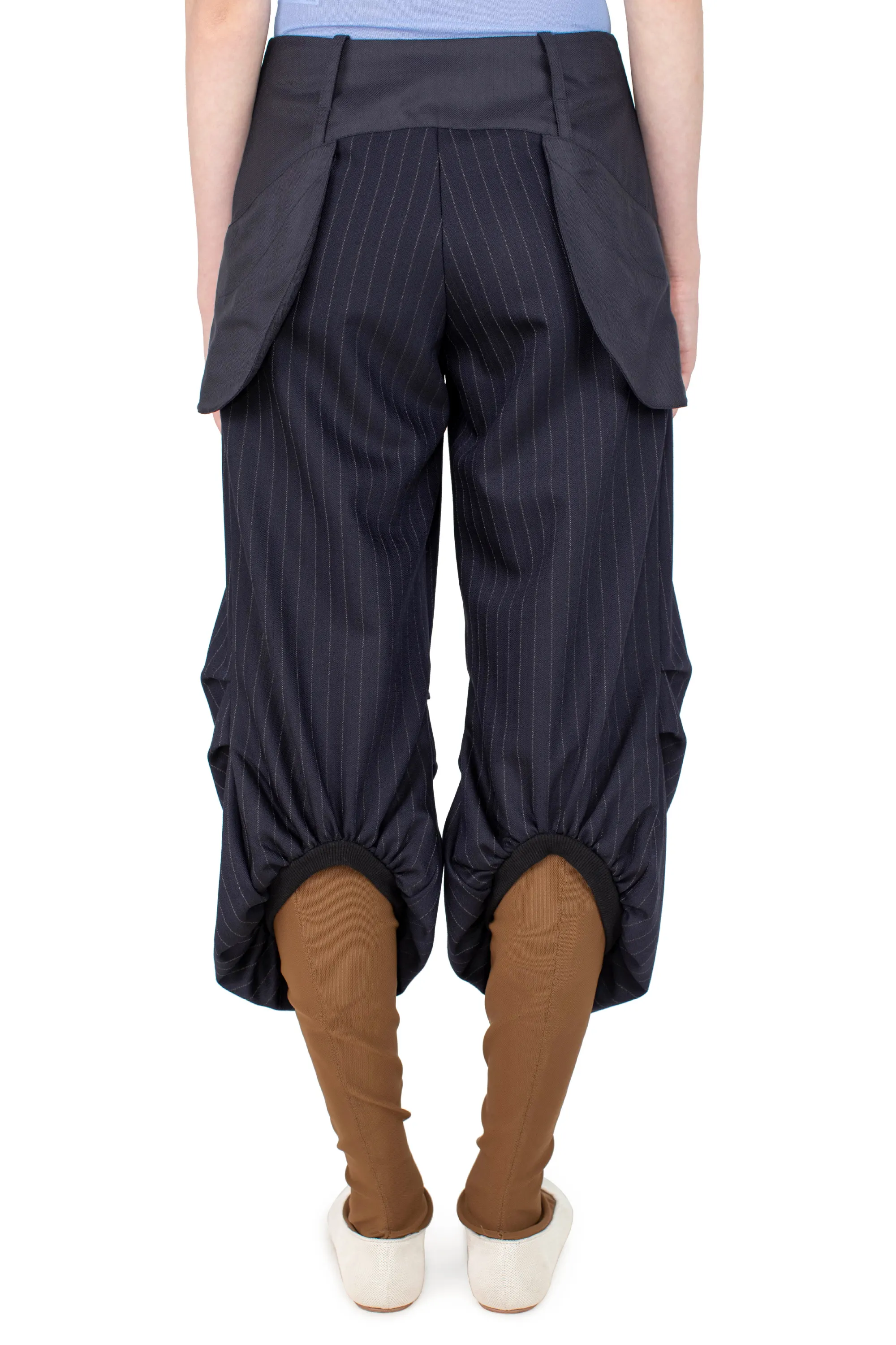 KIKO KOSTADINOV SZYBIST TROUSER - NAVY & CHALK WHITE