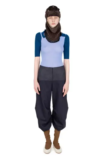 KIKO KOSTADINOV SZYBIST TROUSER - NAVY & CHALK WHITE