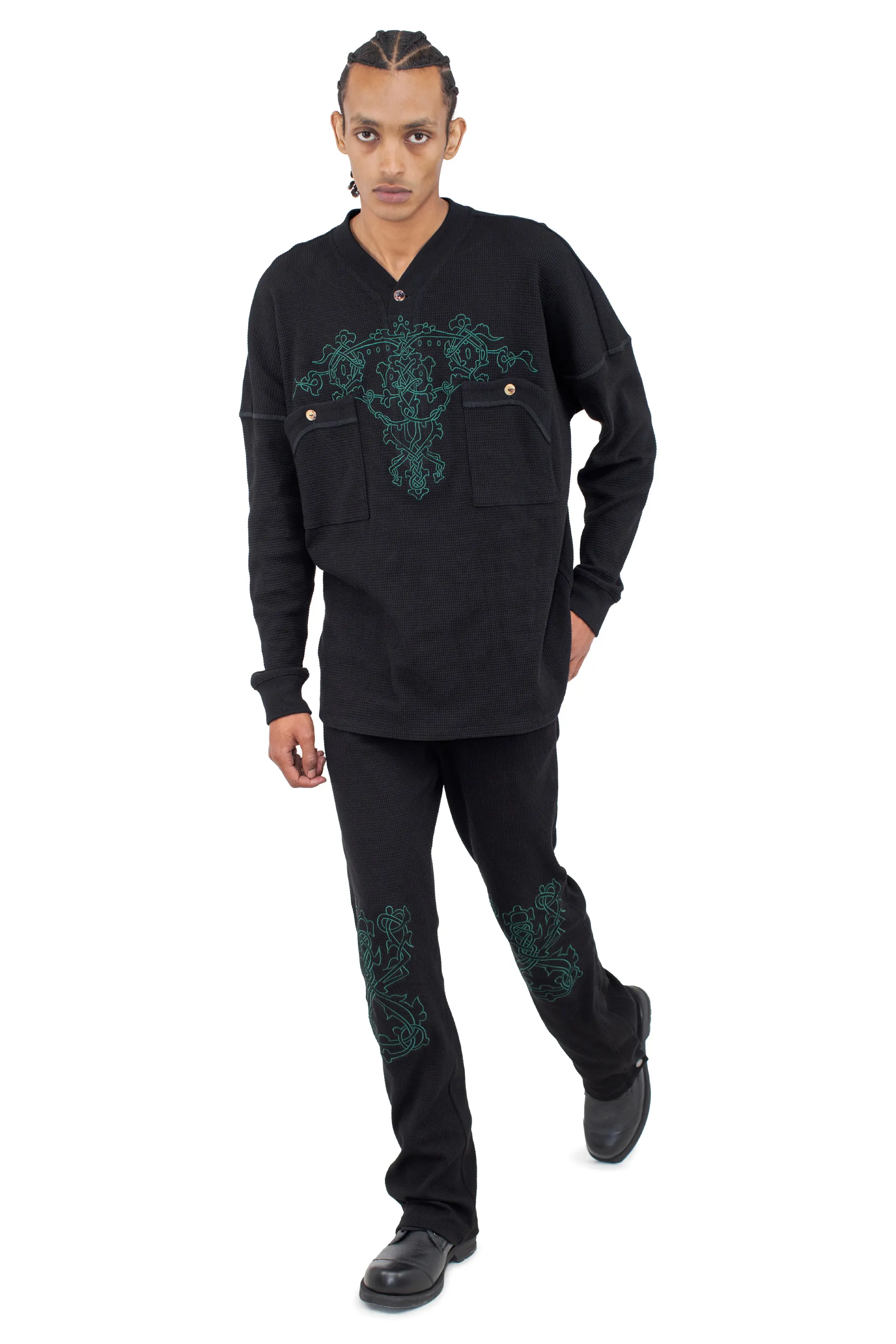 TARR THERMAL TROUSER - BLACK – KIKO KOSTADINOV