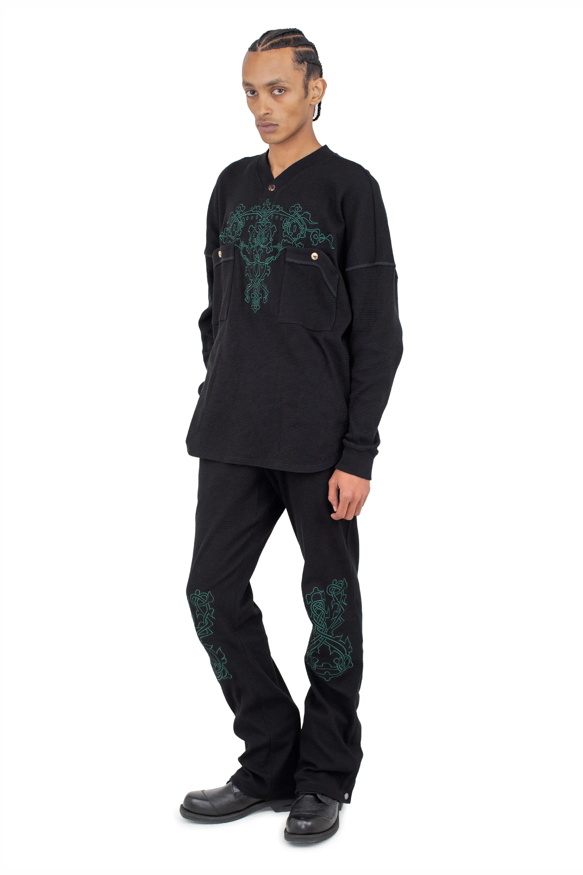 TARR THERMAL TROUSER - BLACK – KIKO KOSTADINOV