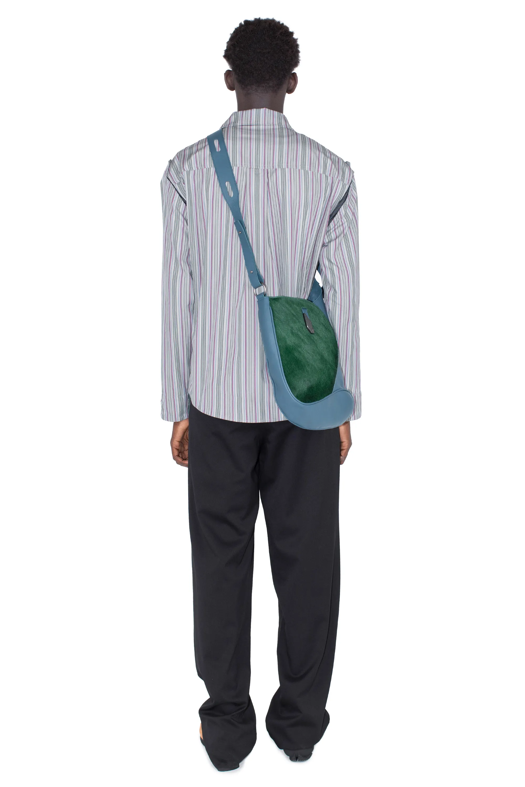 KIKO KOSTADINOV TOTH SHIRT - CROCUS MULTICOLOR/BLUE & GREY