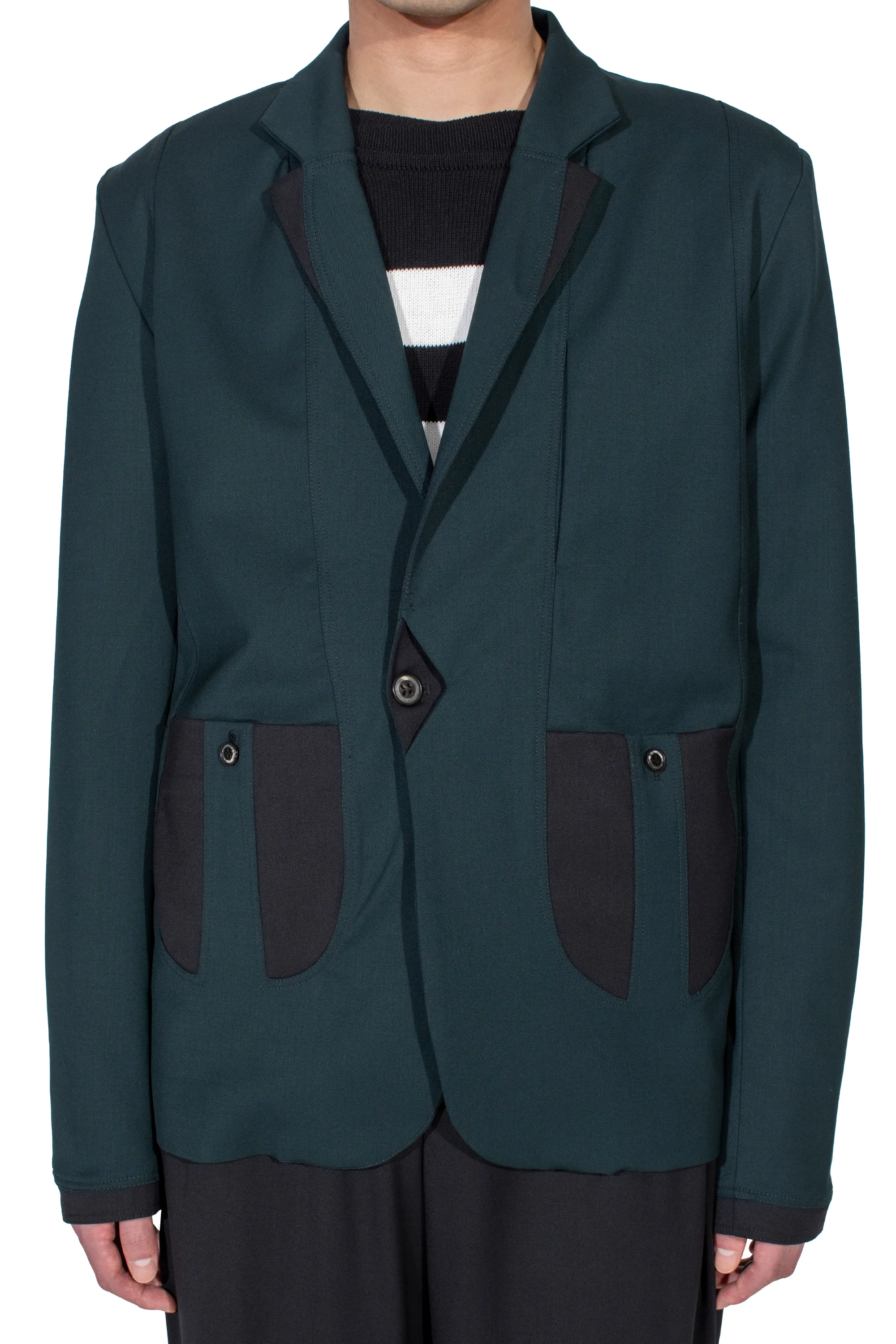 KIKO KOSTADINOV VECA TAILORED JACKET - SCARAB