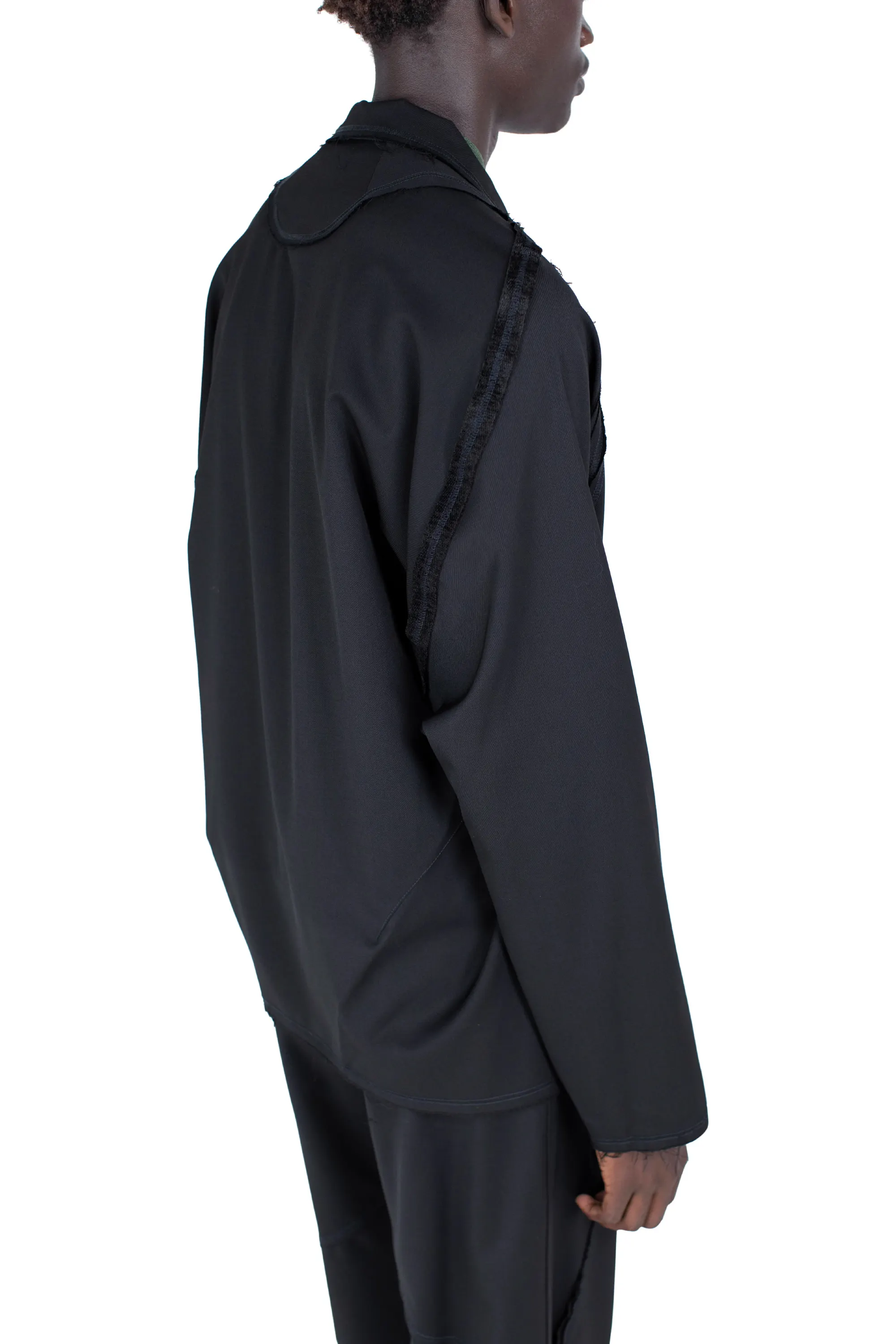 KIKO KOSTADINOV VIG K-DART BLAZER - CROW BLACK/BLACK