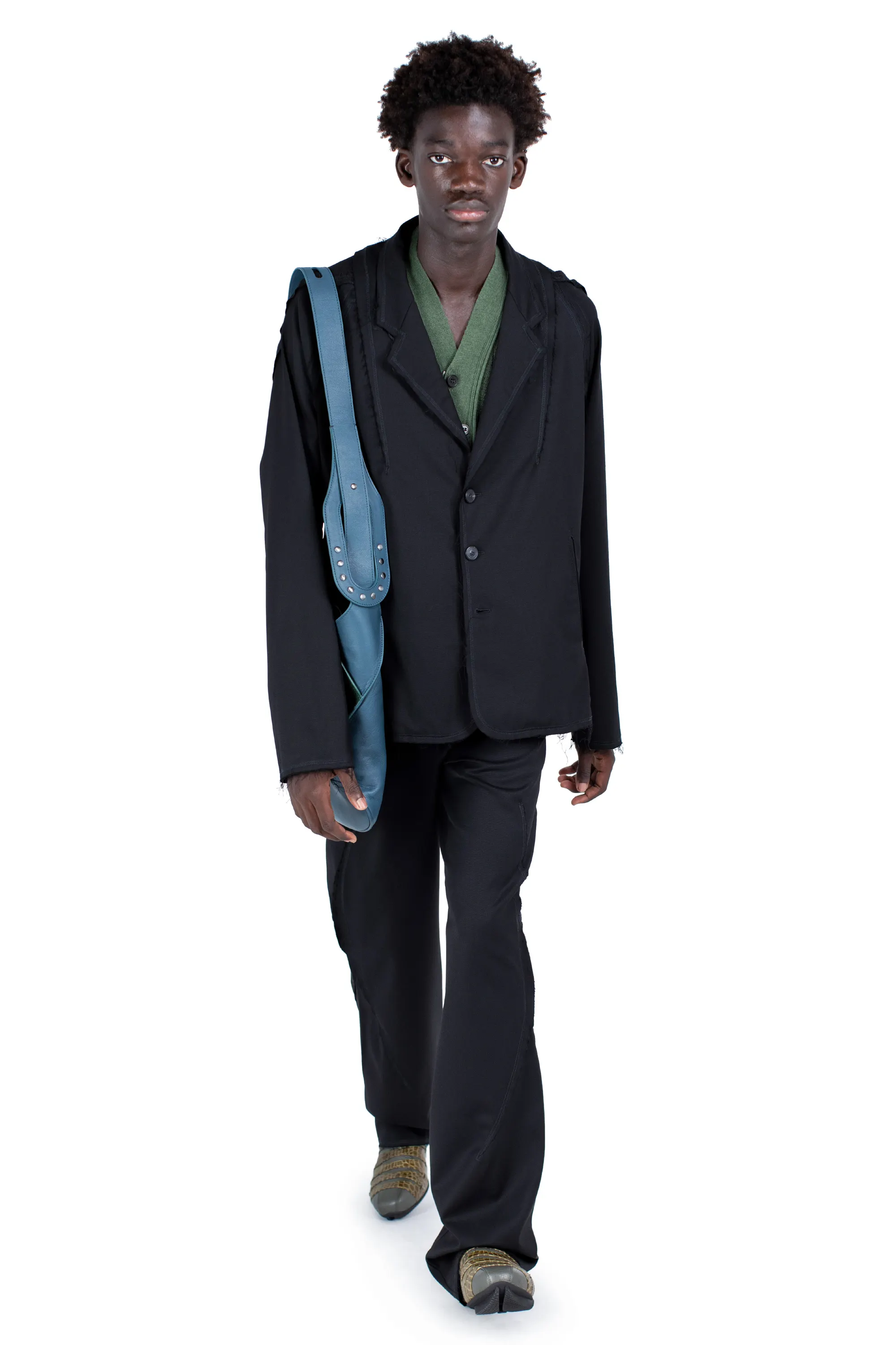 KIKO KOSTADINOV VIG K-DART BLAZER - CROW BLACK/BLACK