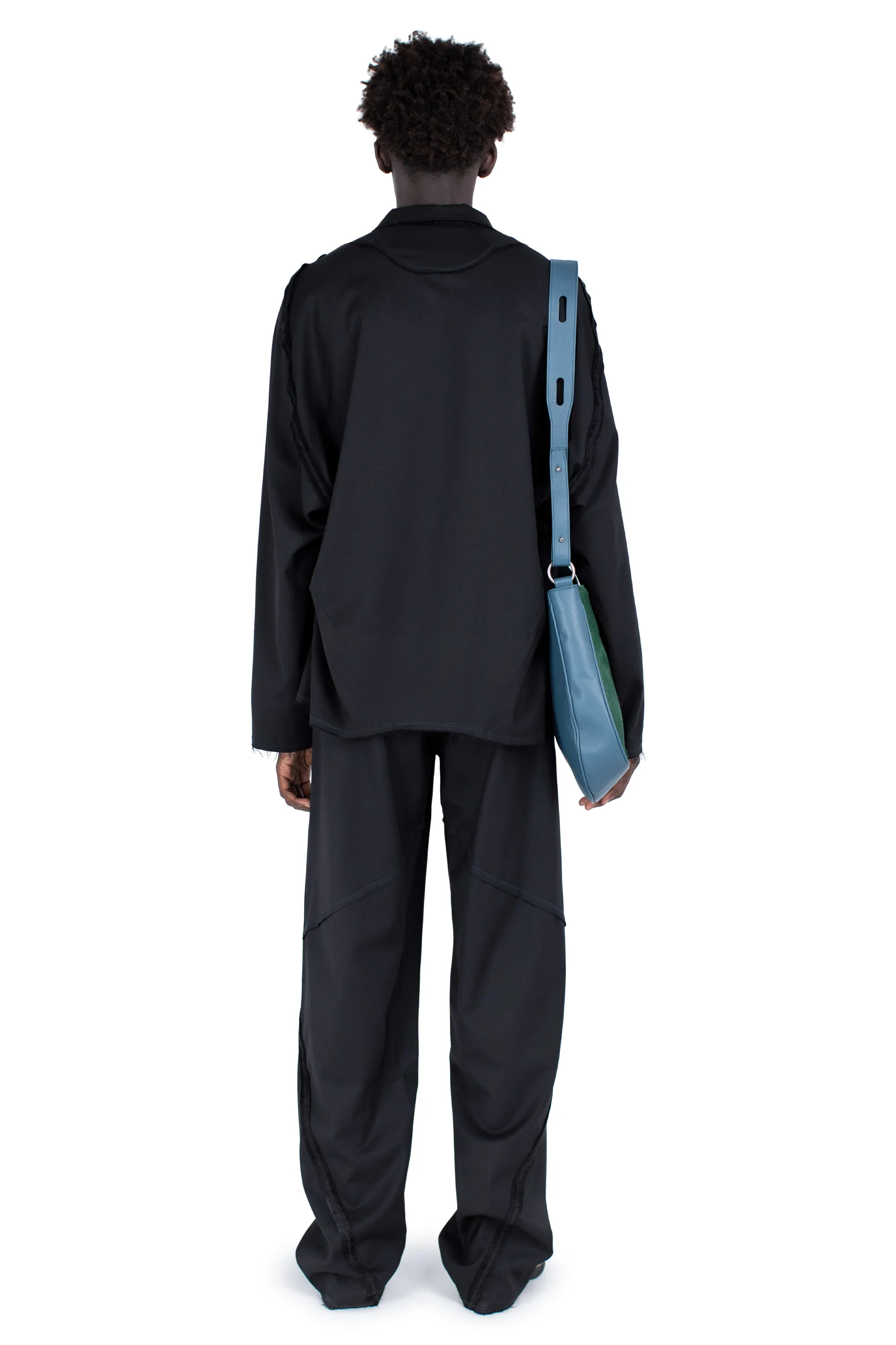 KIKO KOSTADINOV VIG K-DART BLAZER - CROW BLACK/BLACK