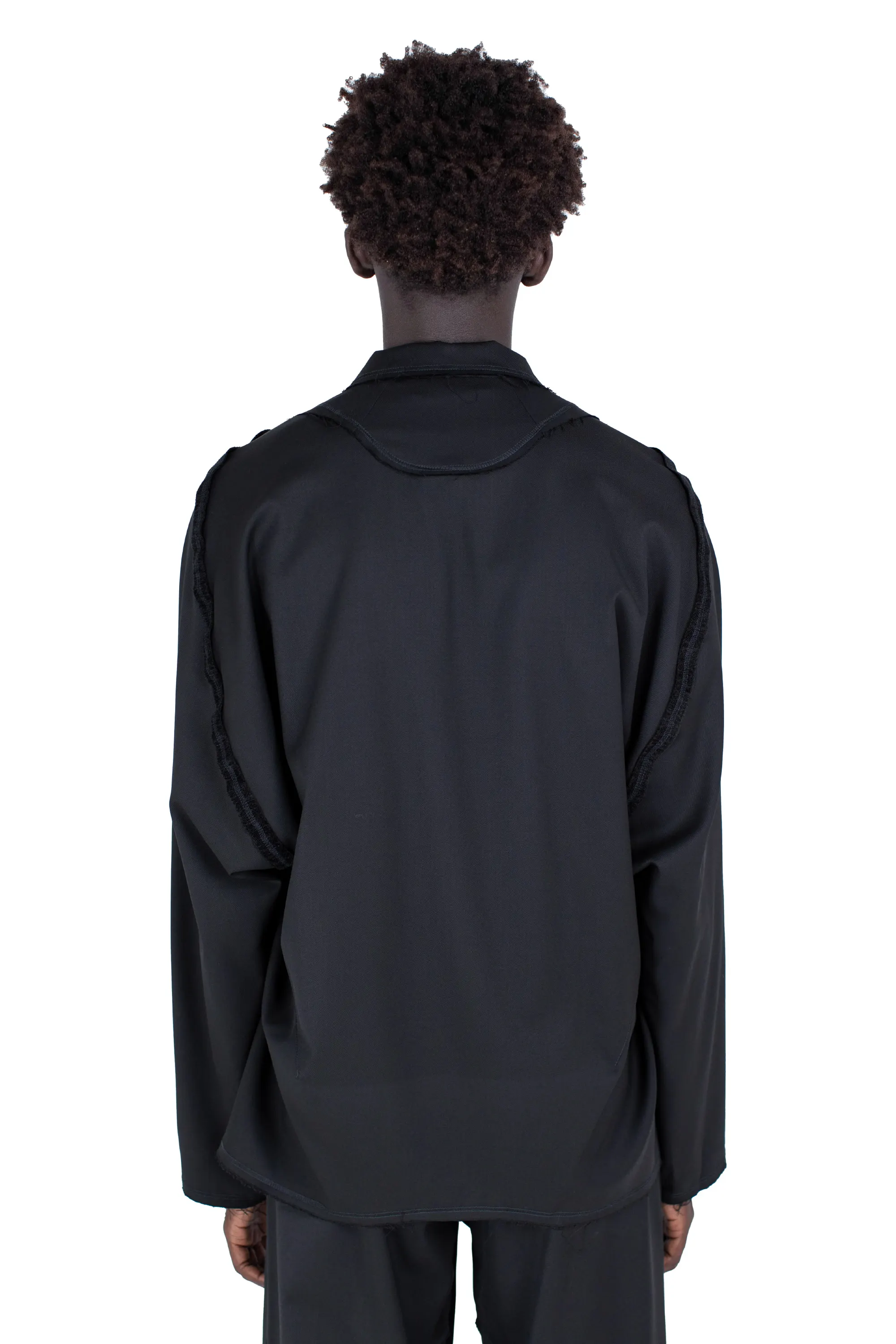 KIKO KOSTADINOV VIG K-DART BLAZER - CROW BLACK/BLACK
