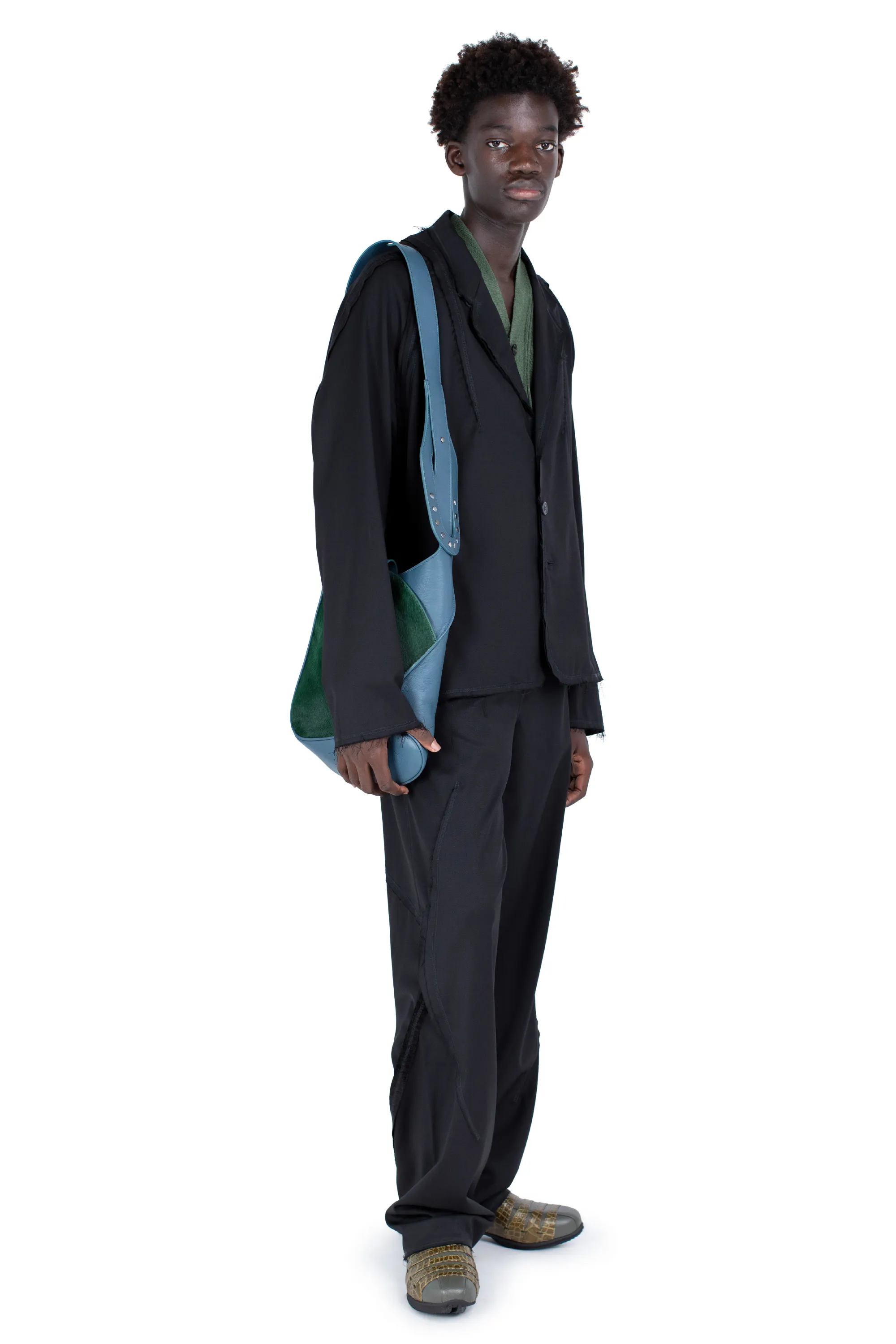 KIKO KOSTADINOV VIG K-DART BLAZER - CROW BLACK/BLACK