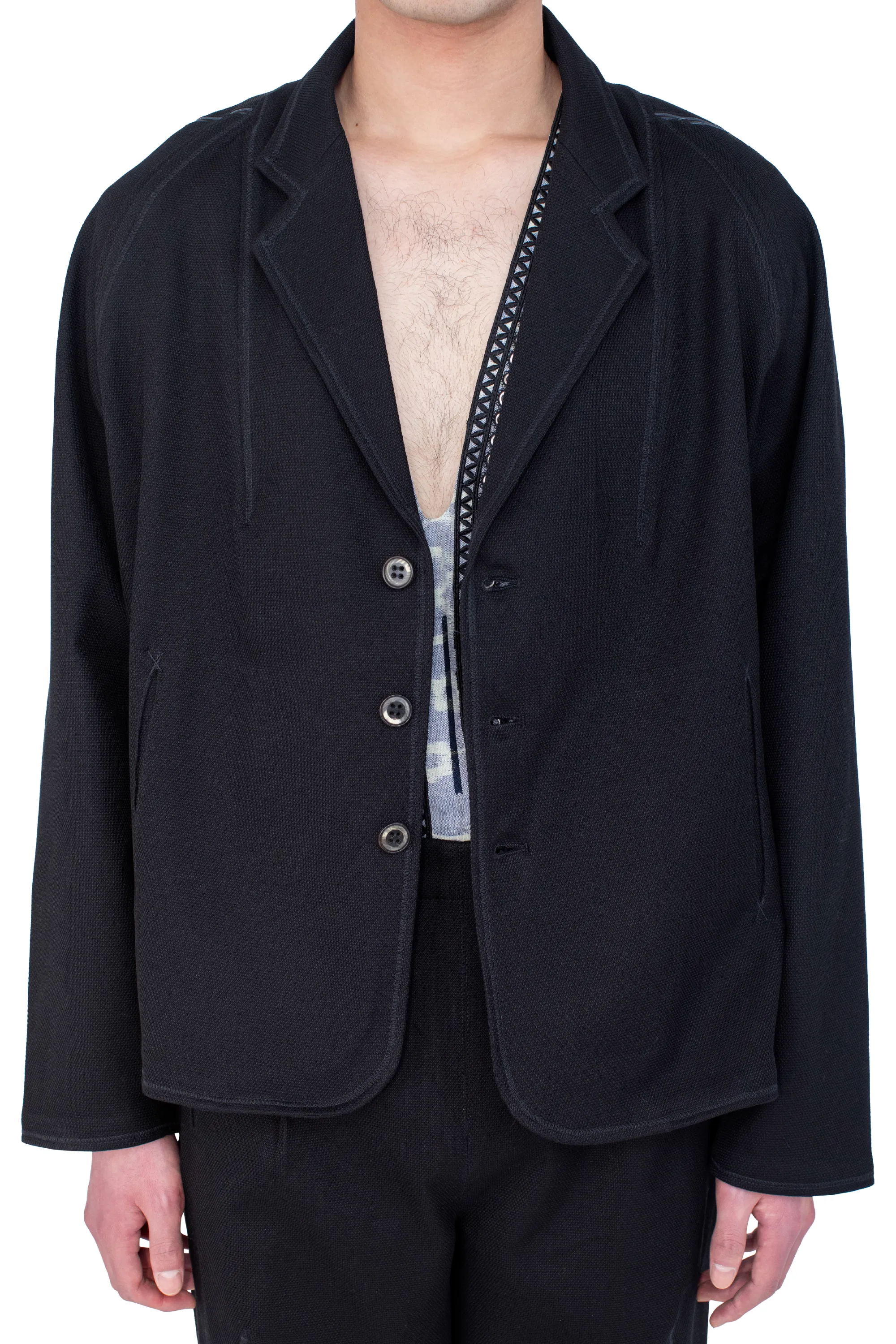 KIKO KOSTADINOV VIG K-DART BLAZER - SPACE BLACK