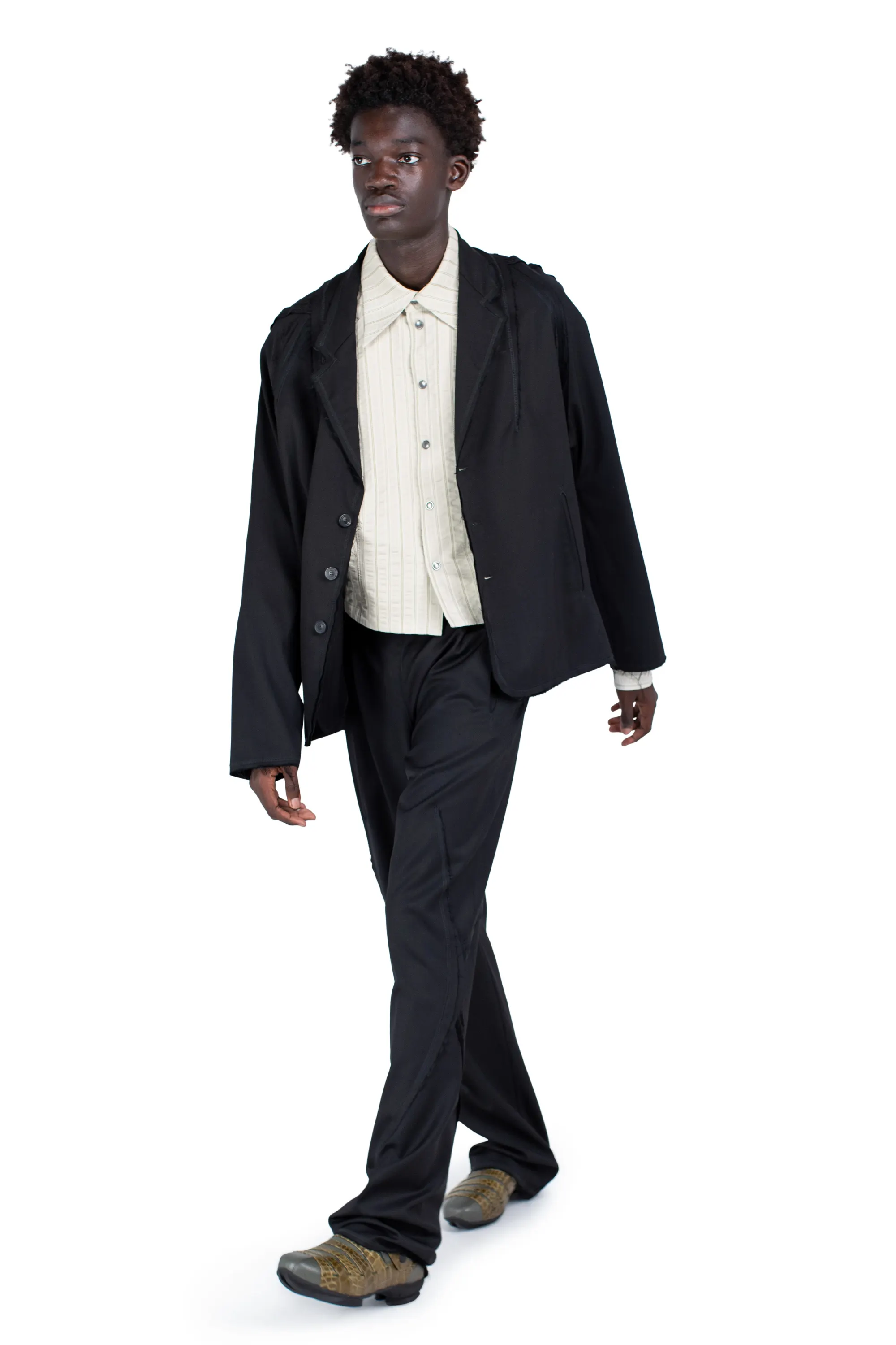 KIKO KOSTADINOV VIG K-DART TROUSER - CROW BLACK/BLACK