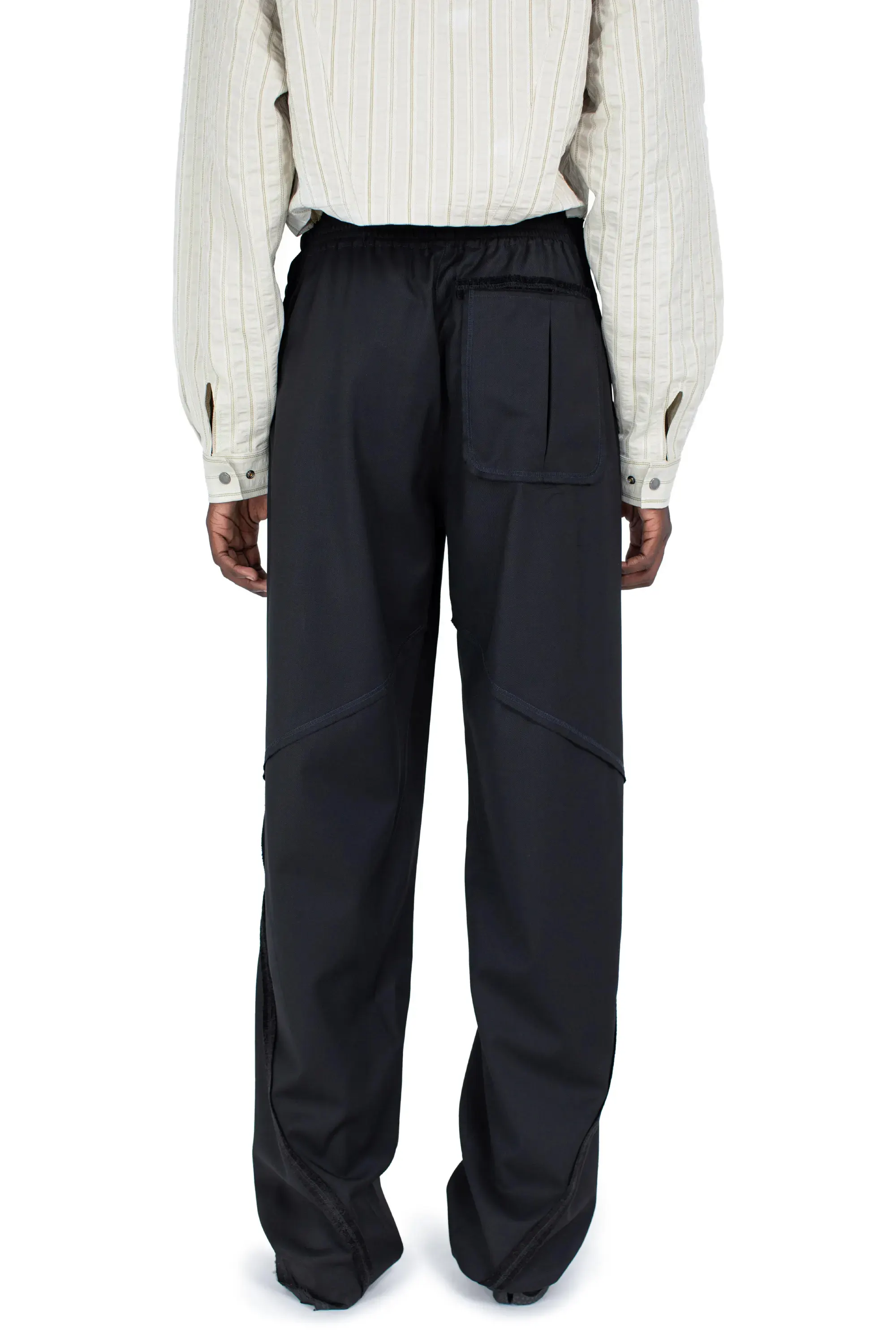 KIKO KOSTADINOV VIG K-DART TROUSER - CROW BLACK/BLACK