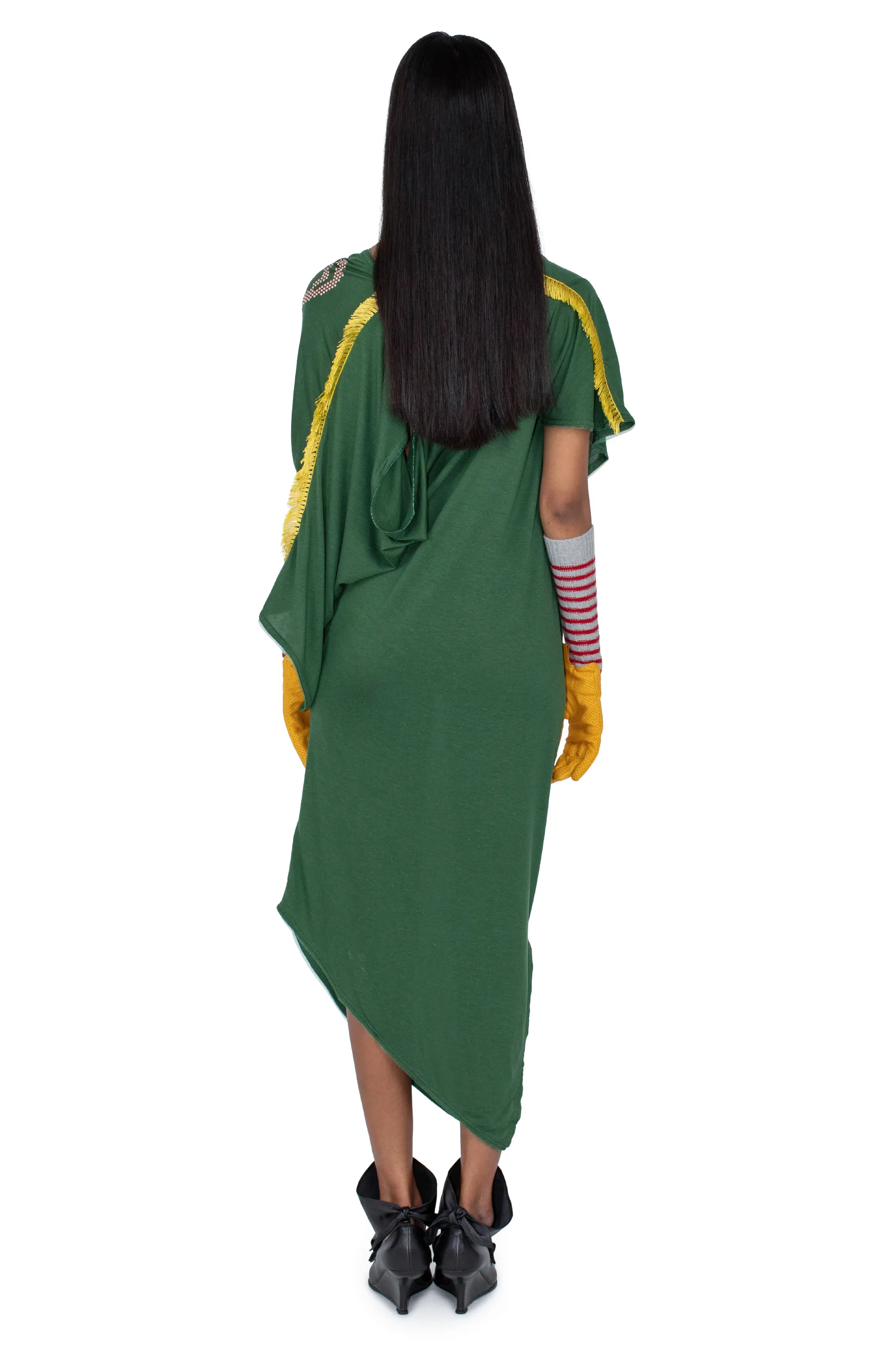 KIKO KOSTADINOV ZIGGY DRESS - JUNIPER GREEN