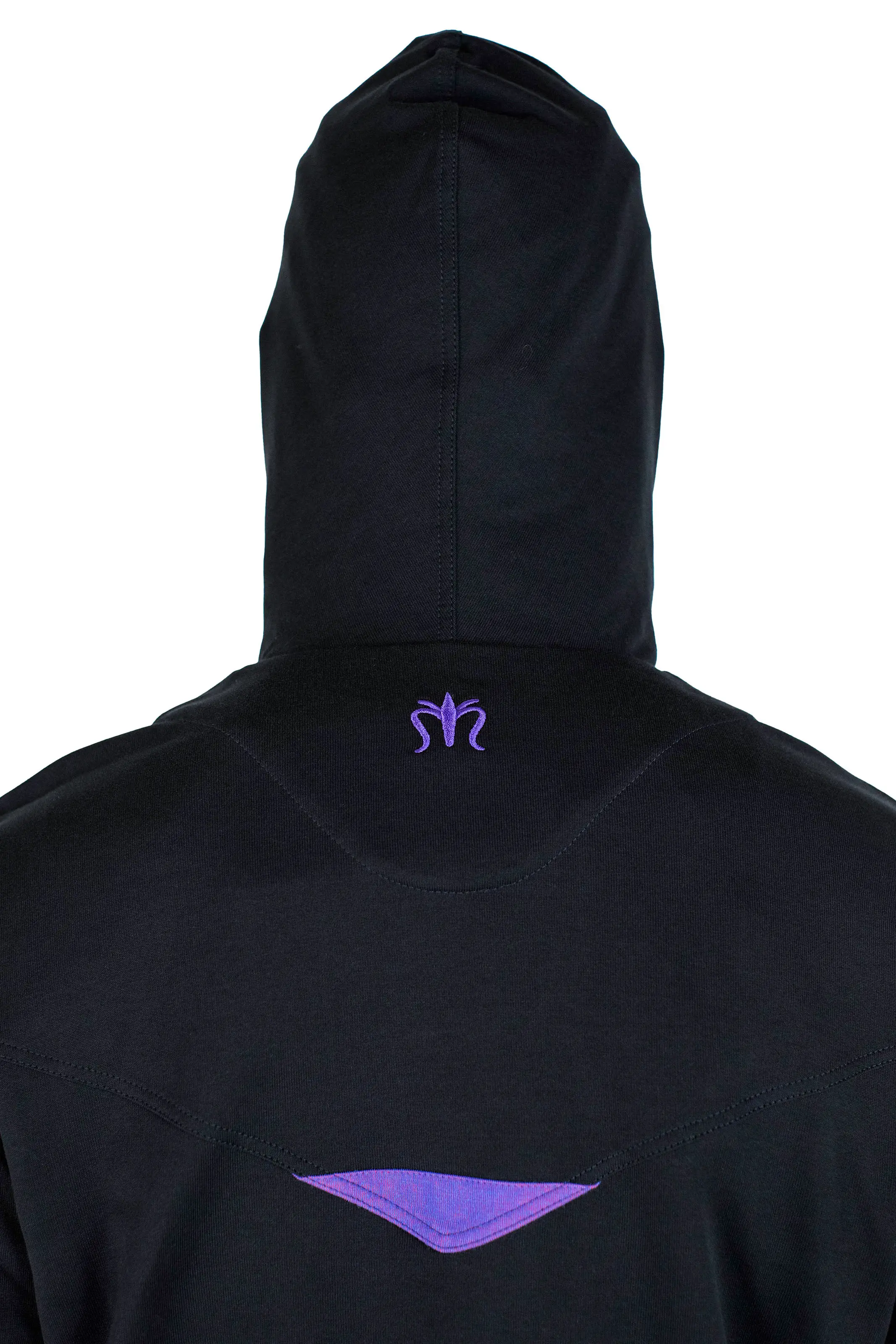 KIKO KOSTADINOV AGATHON HOODED PULLOVER - JET BLACK