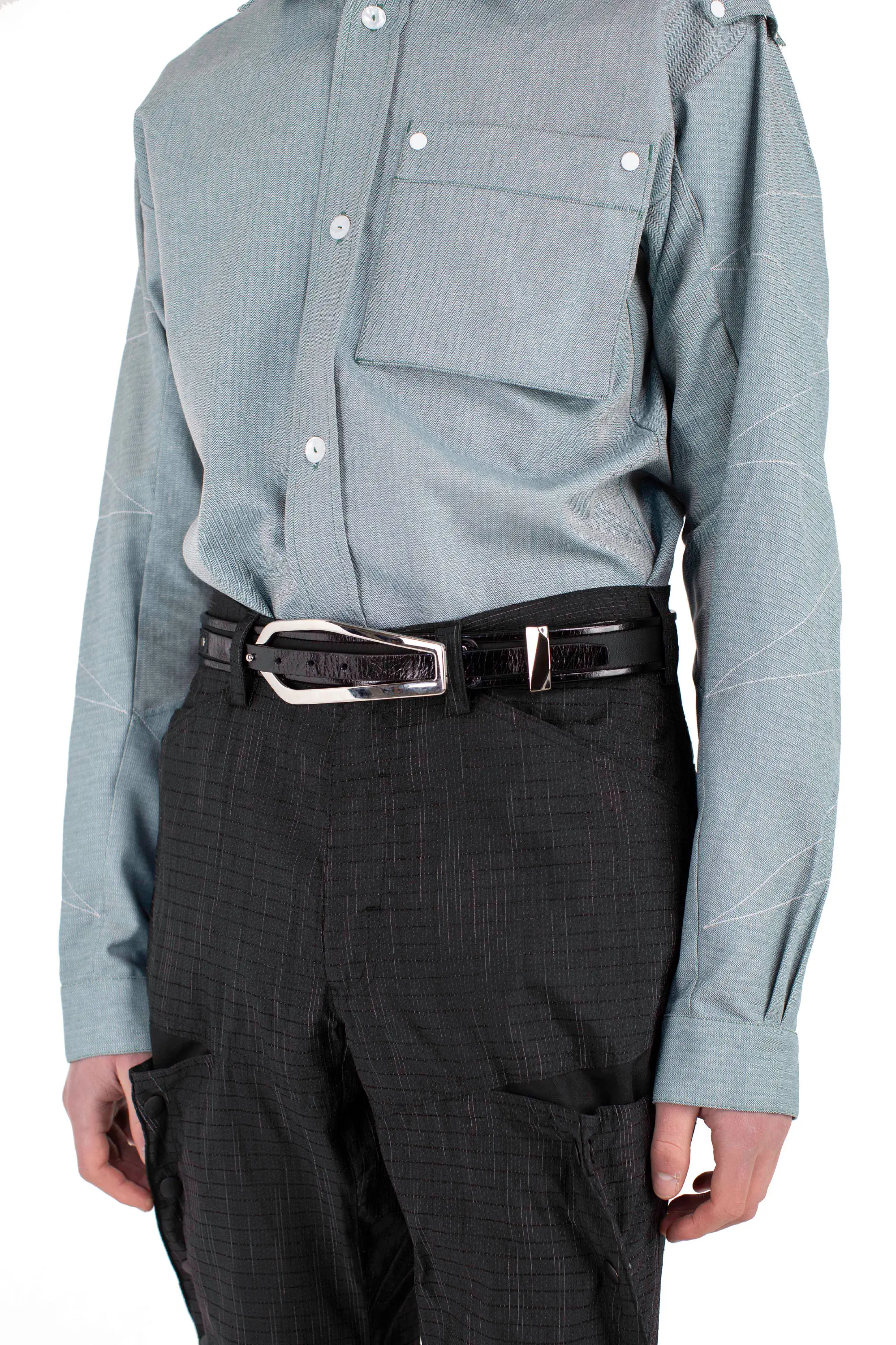 KIKO KOSTADINOV ALEC BELT - BLACK