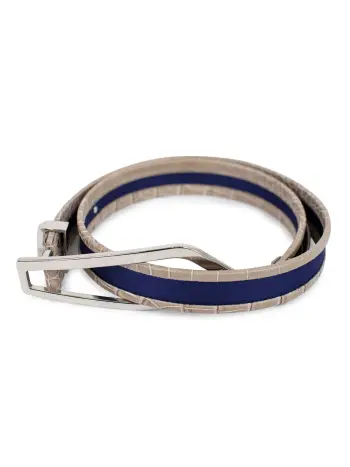 KIKO KOSTADINOV – ALEC BELT - NAVY BLUE / GREEN KHAKI KIKO KOSTADINOV – ALEC BELT - NAVY BLUE / GREEN KHAKI