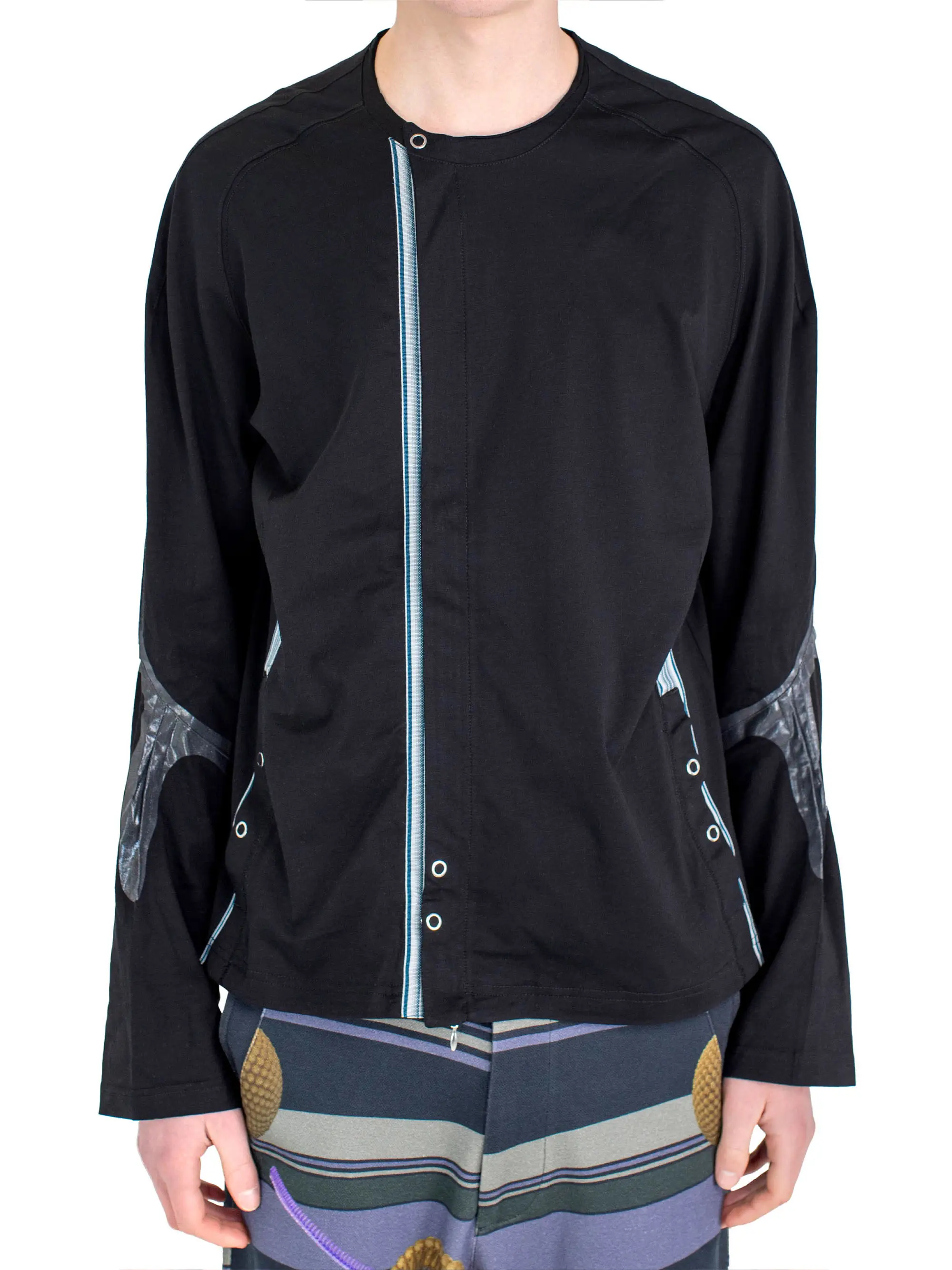 KIKO KOSTADINOV ALEC K-DART JERSEY JACKET - BLACK