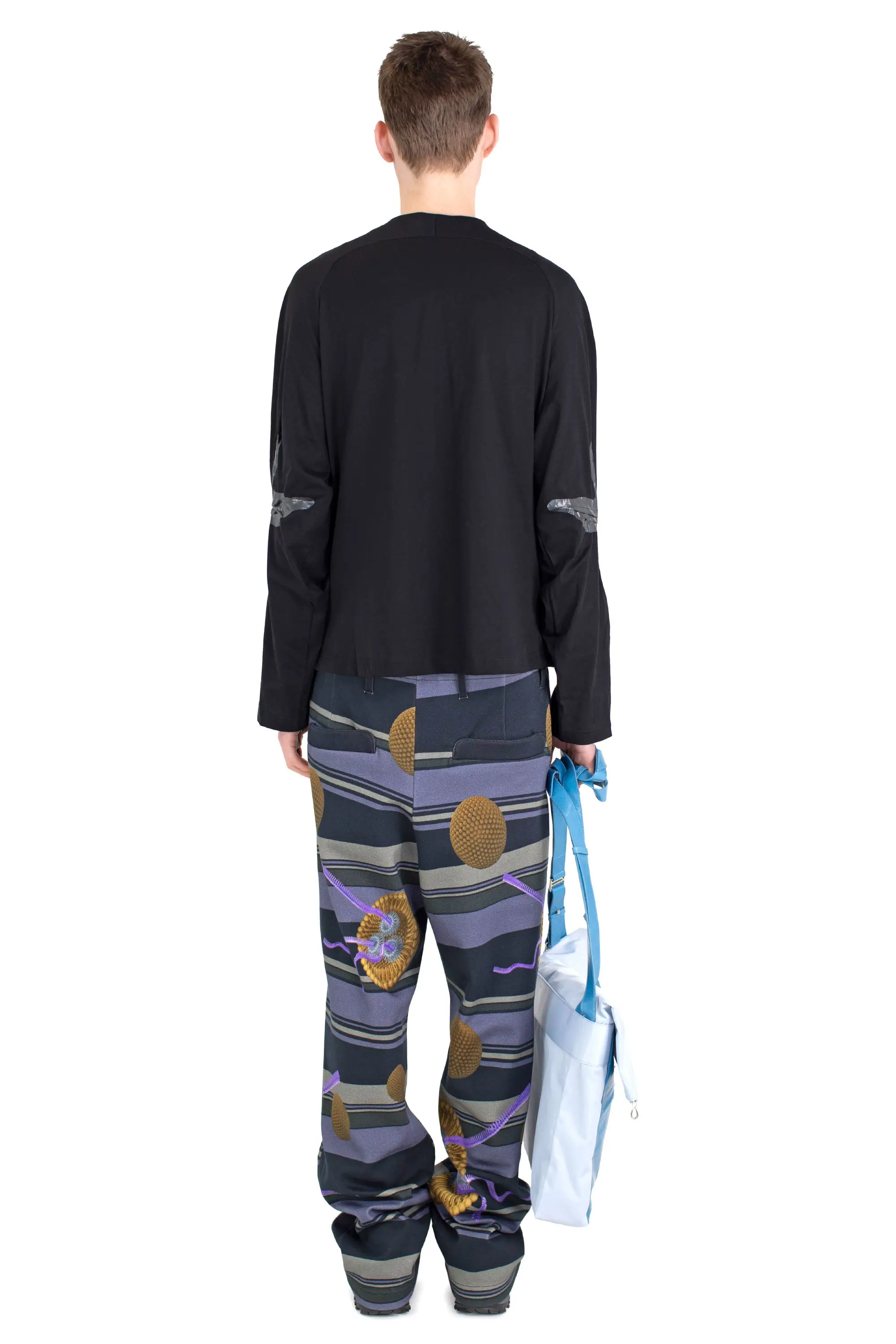 KIKO KOSTADINOV ALEC K-DART JERSEY JACKET - BLACK