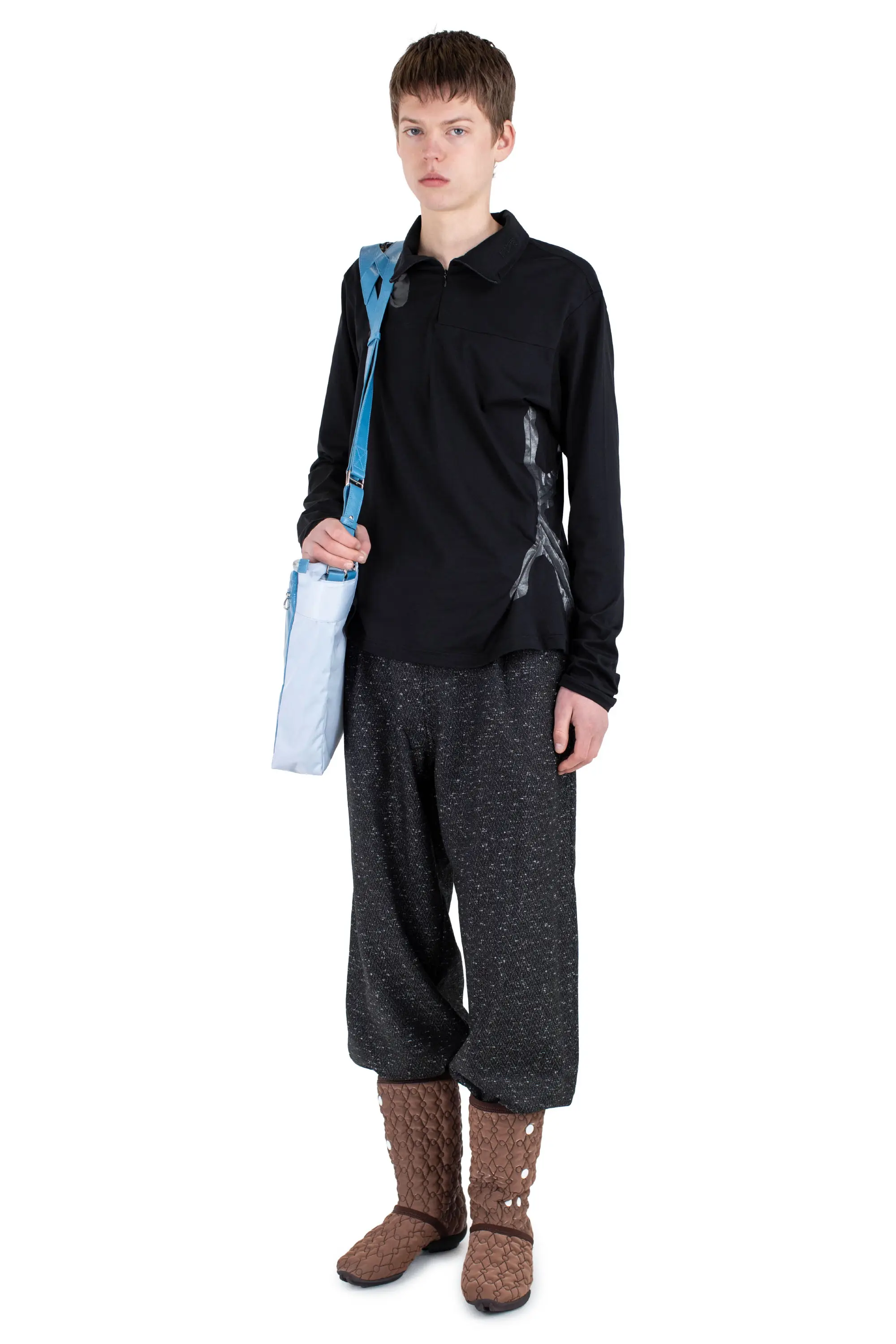 KIKO KOSTADINOV ALEC K-DART PULLOVER - BLACK
