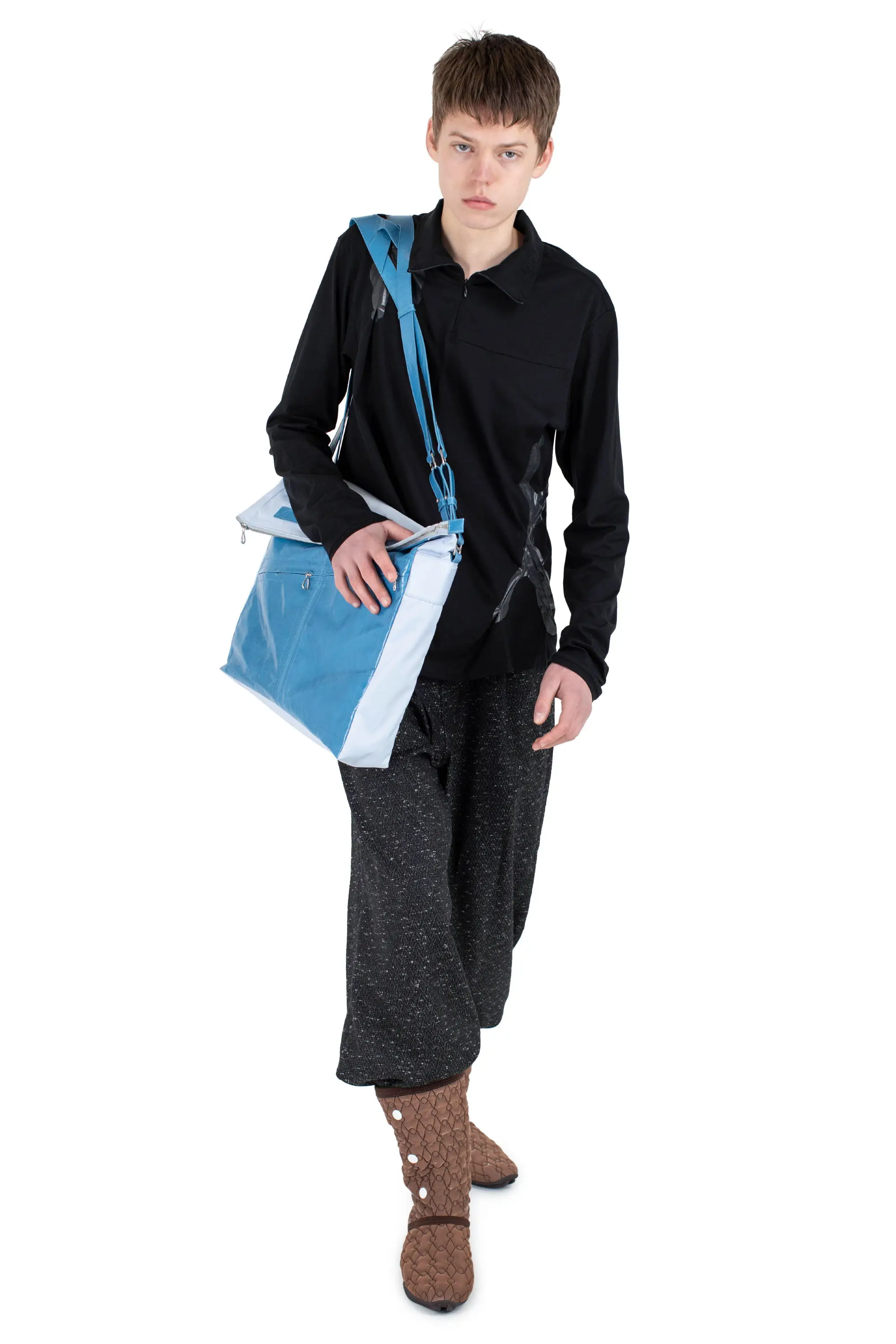 KIKO KOSTADINOV ALEC K-DART PULLOVER - BLACK