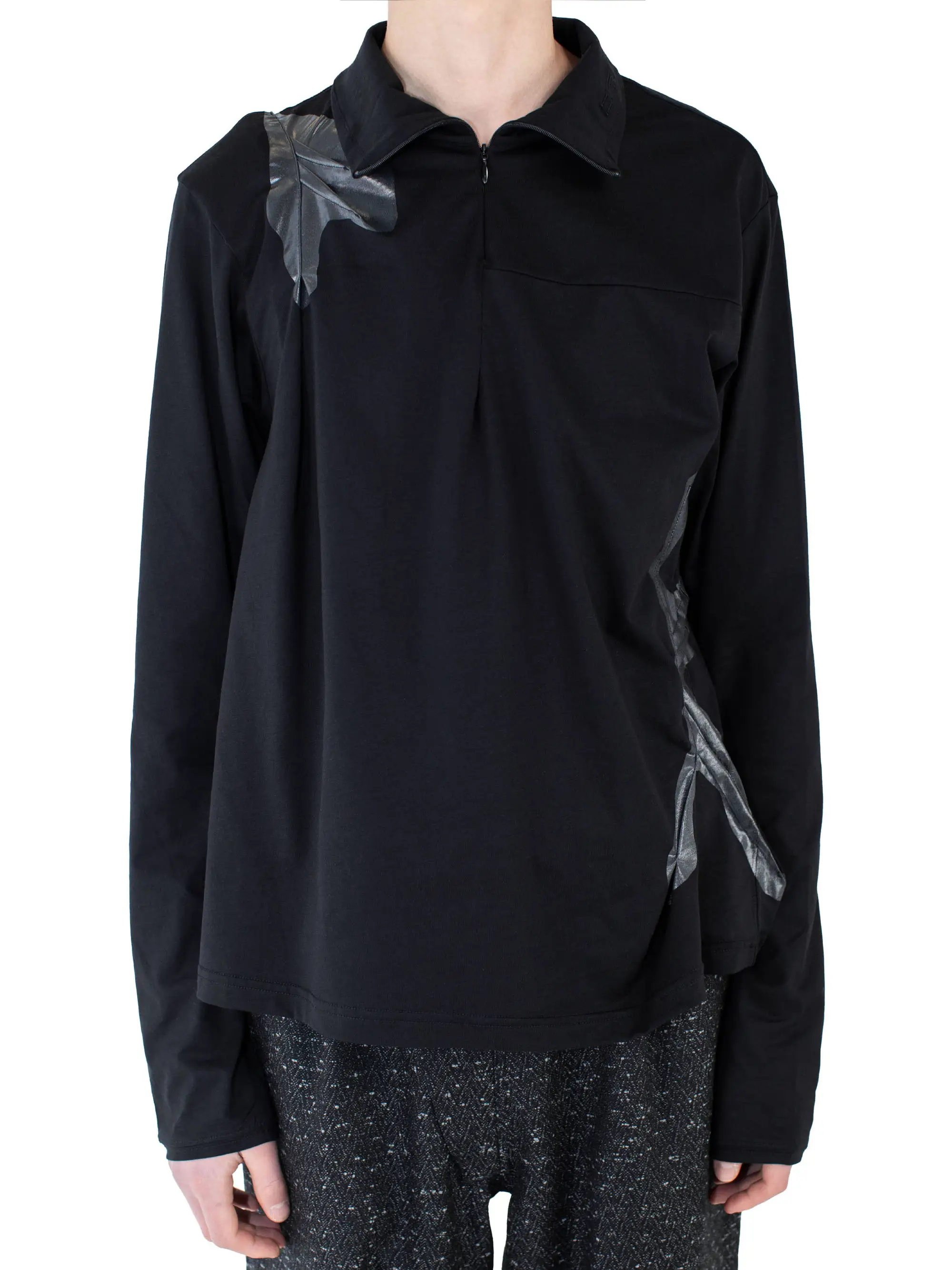 KIKO KOSTADINOV ALEC K-DART PULLOVER - BLACK