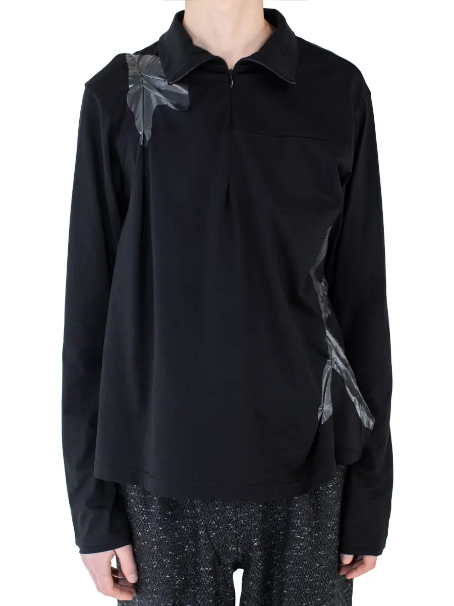 KIKO KOSTADINOV ALEC K-DART PULLOVER - BLACK