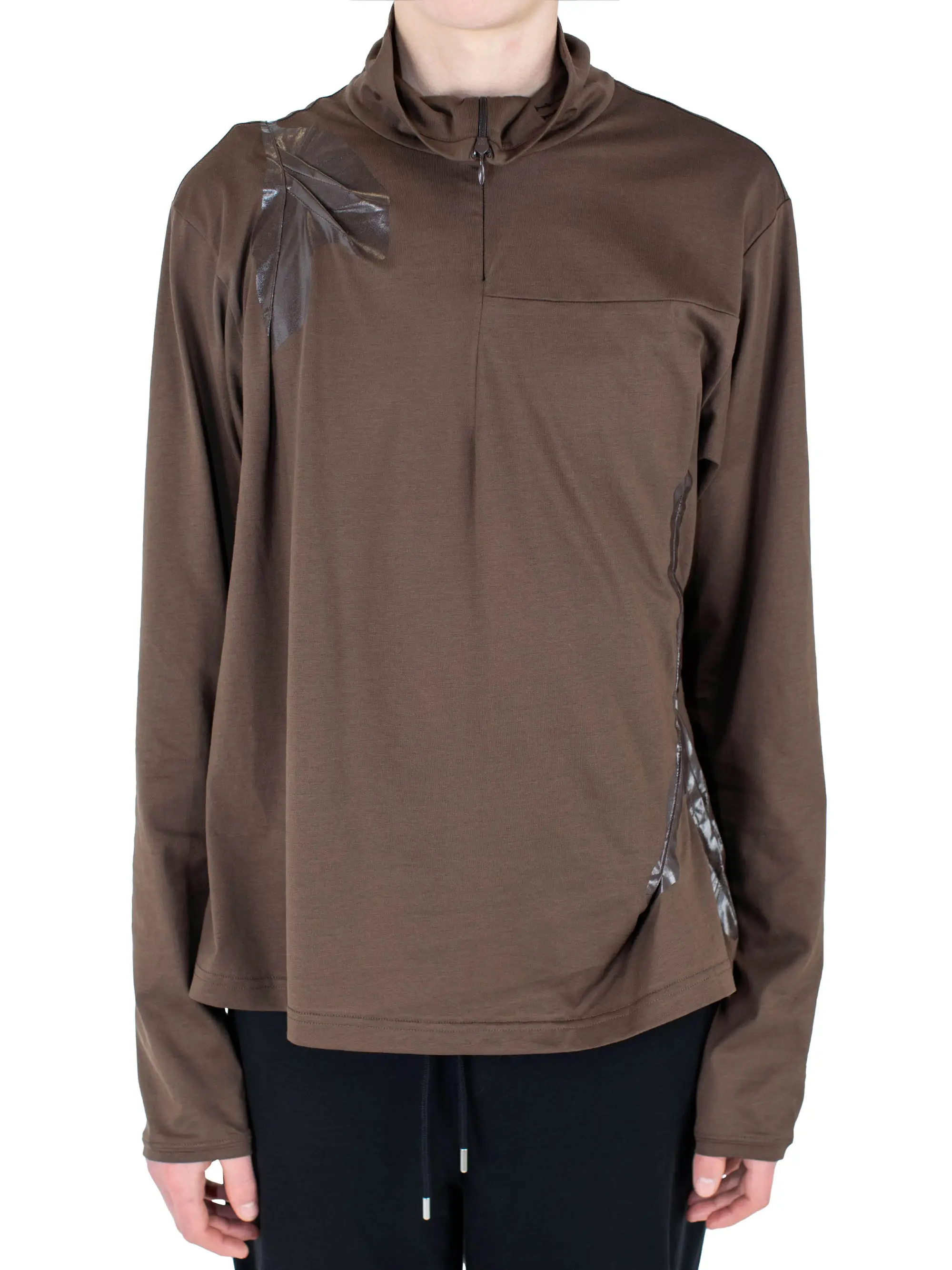 KIKO KOSTADINOV ALEC K-DART PULLOVER - BROWN