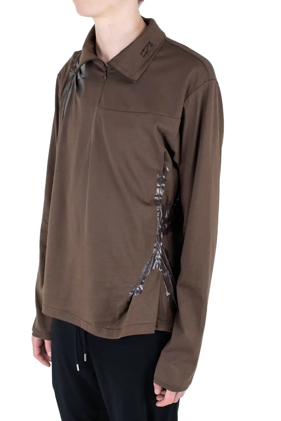 KIKO KOSTADINOV ALEC K-DART PULLOVER - BROWN