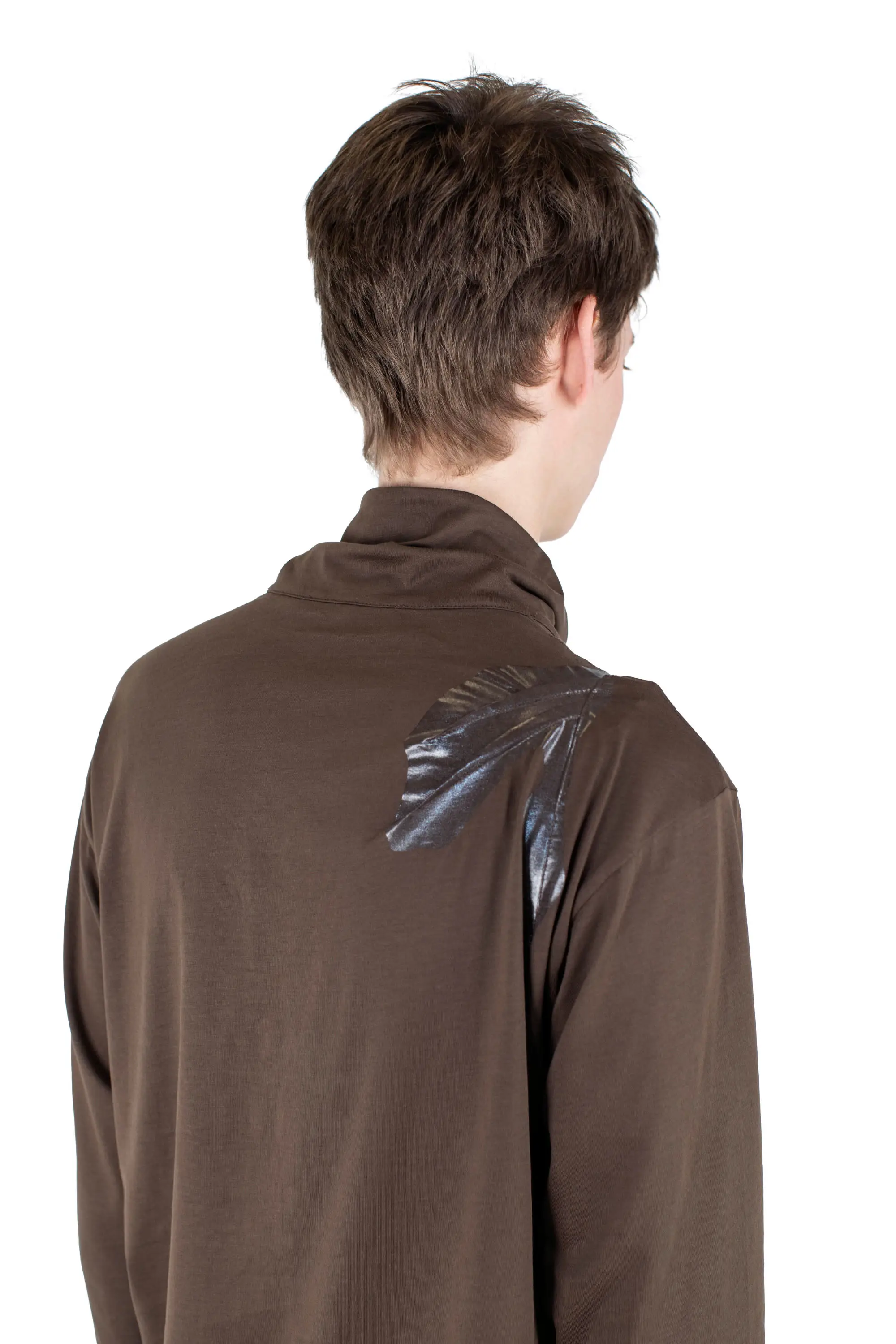 KIKO KOSTADINOV ALEC K-DART PULLOVER - BROWN
