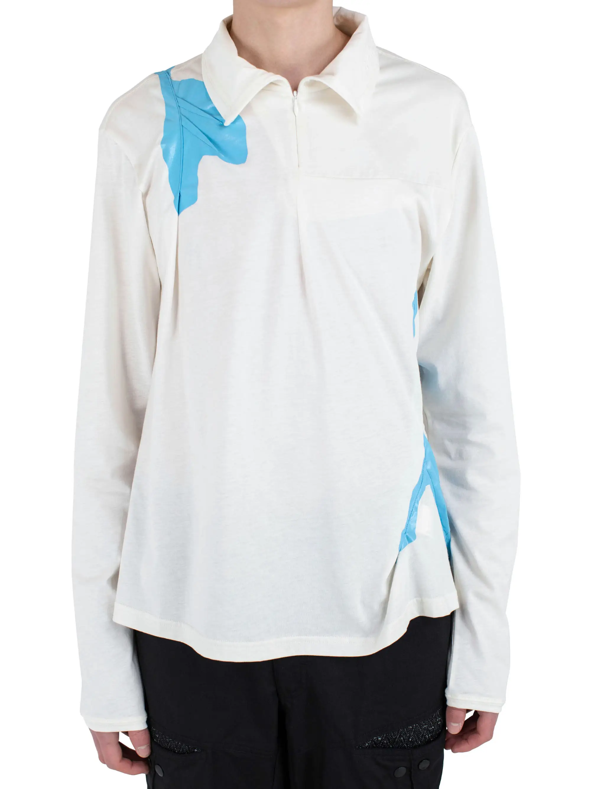 KIKO KOSTADINOV ALEC K-DART PULLOVER - OFF WHITE
