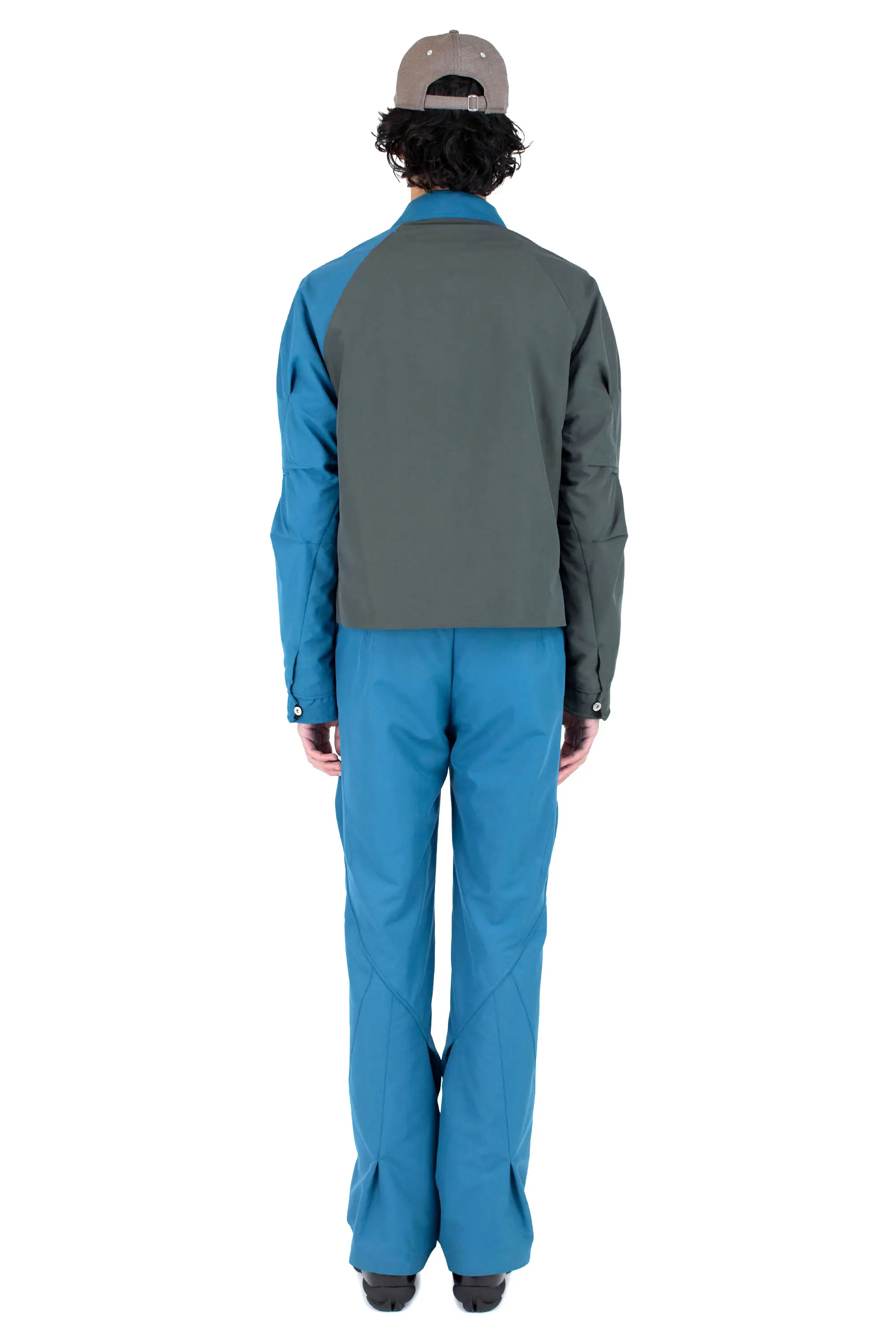 KIKO KOSTADINOV ALEC K-DART TROUSER - DEEP TEAL