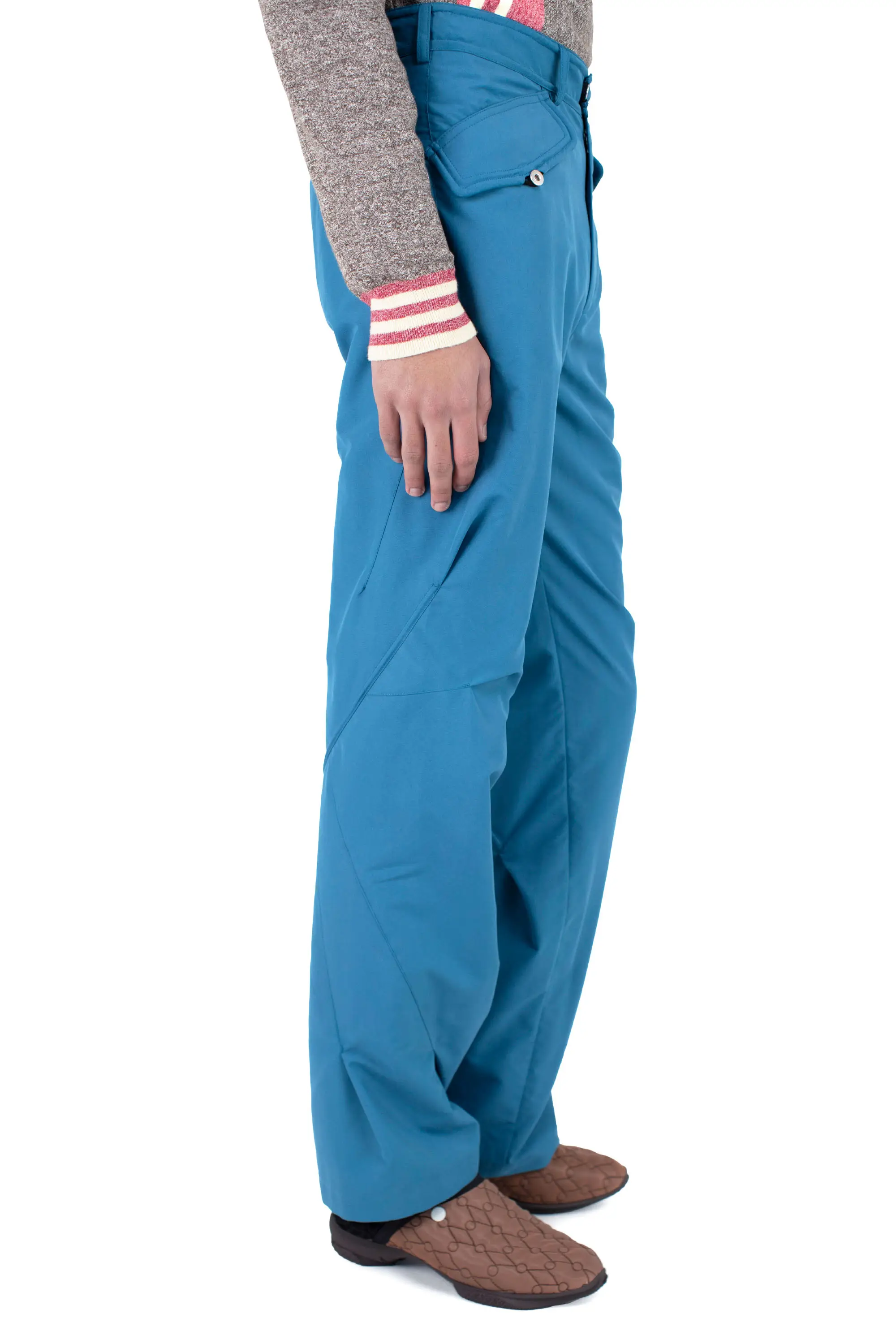 KIKO KOSTADINOV ALEC K-DART TROUSER - DEEP TEAL