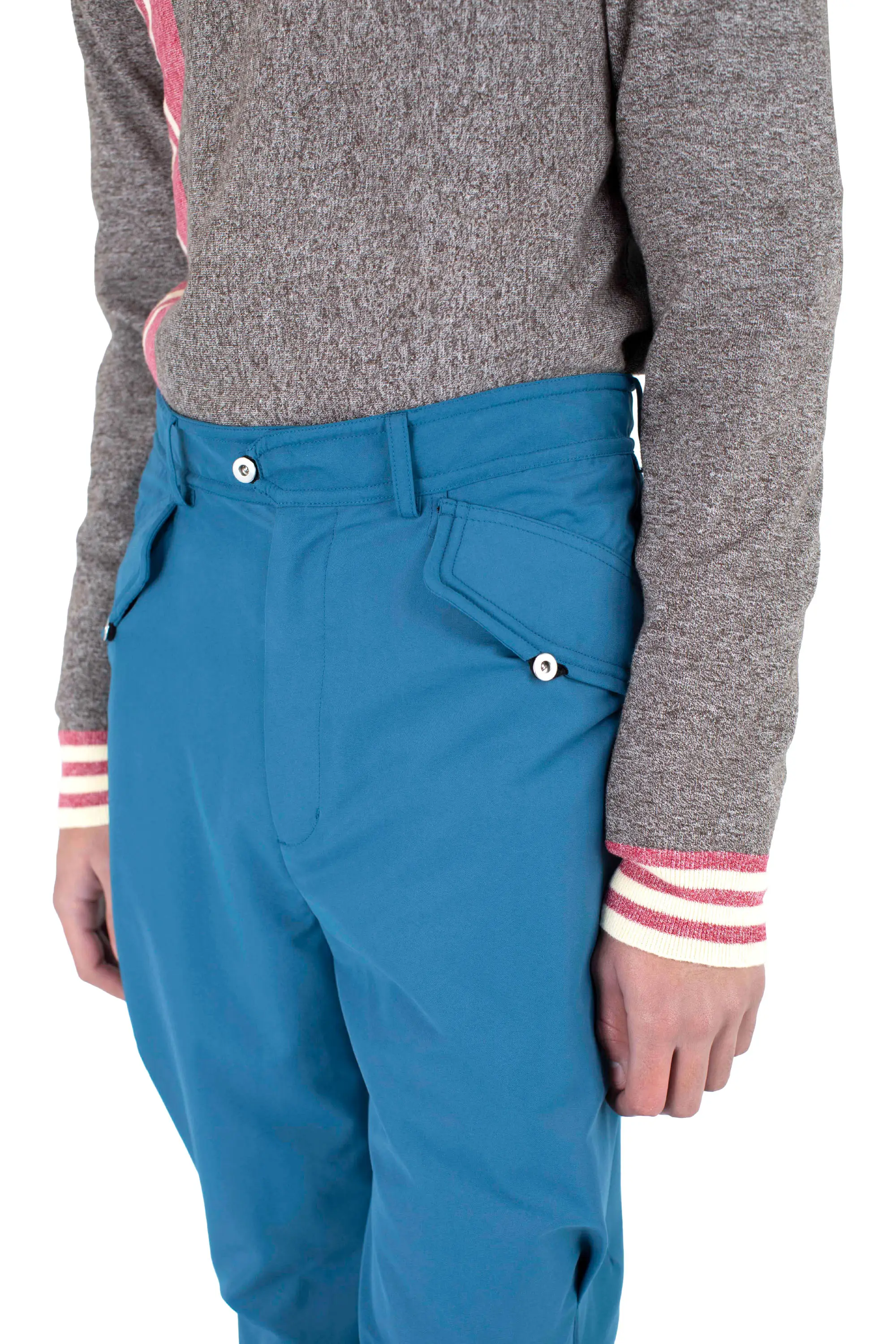 KIKO KOSTADINOV ALEC K-DART TROUSER - DEEP TEAL