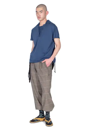 KIKO KOSTADINOV ANDRAS FORMAL TROUSER - TAUPE CHECK