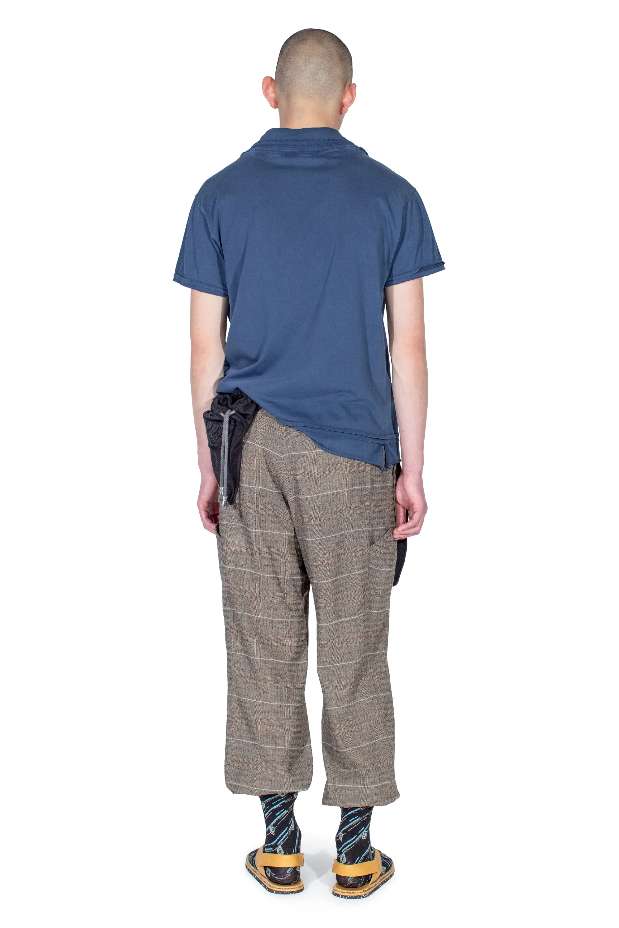 KIKO KOSTADINOV ANDRAS FORMAL TROUSER - TAUPE CHECK