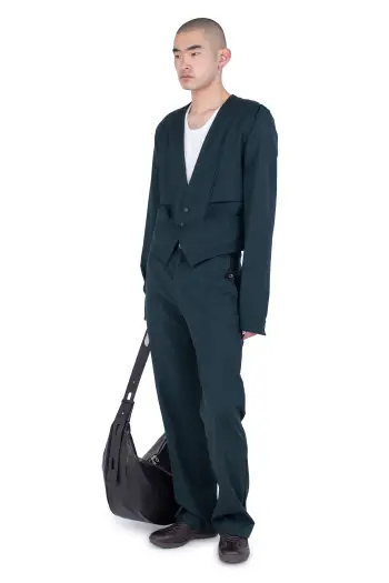 KIKO KOSTADINOV ANDRAS TAILORED JACKET - SCARAB