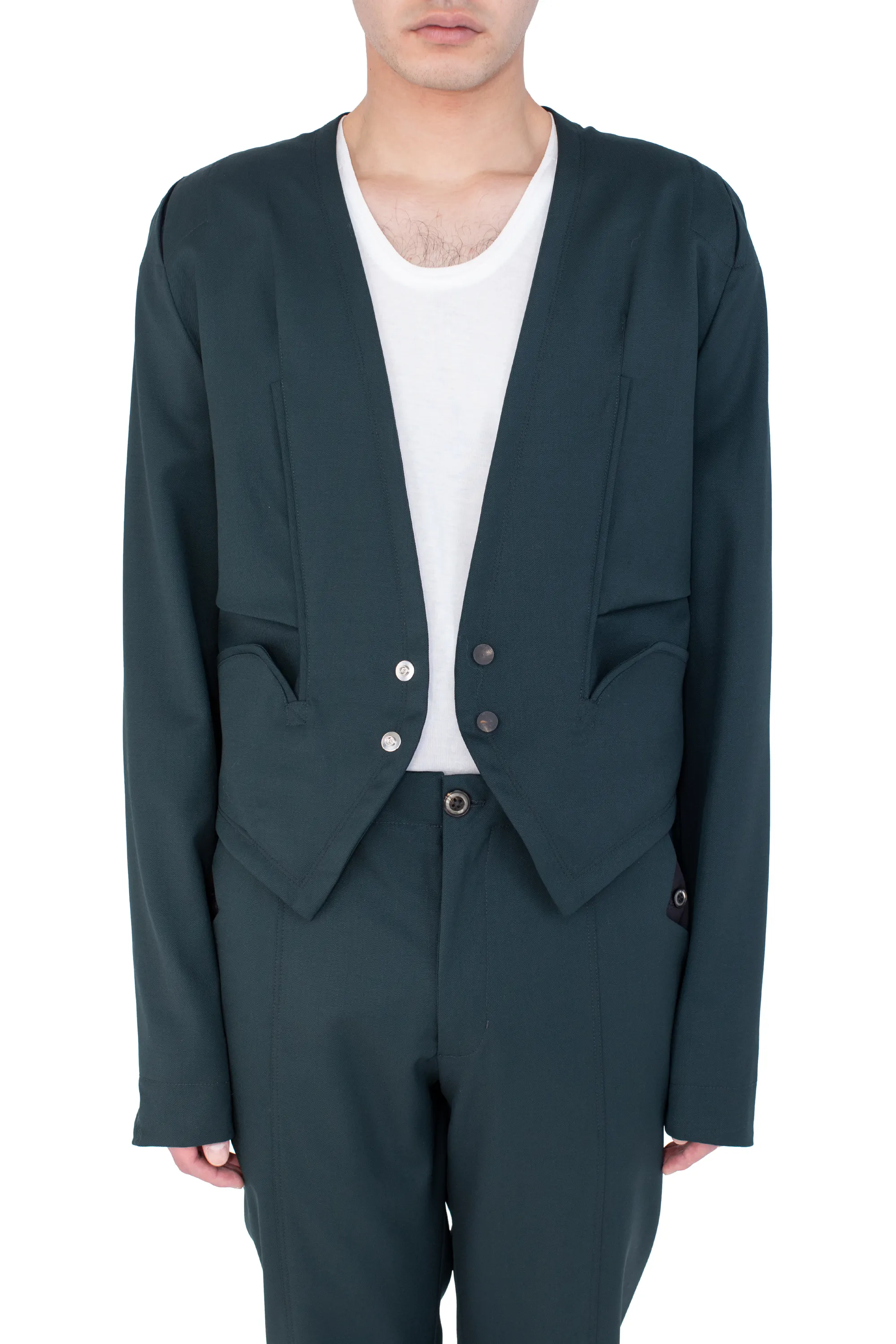 KIKO KOSTADINOV ANDRAS TAILORED JACKET - SCARAB