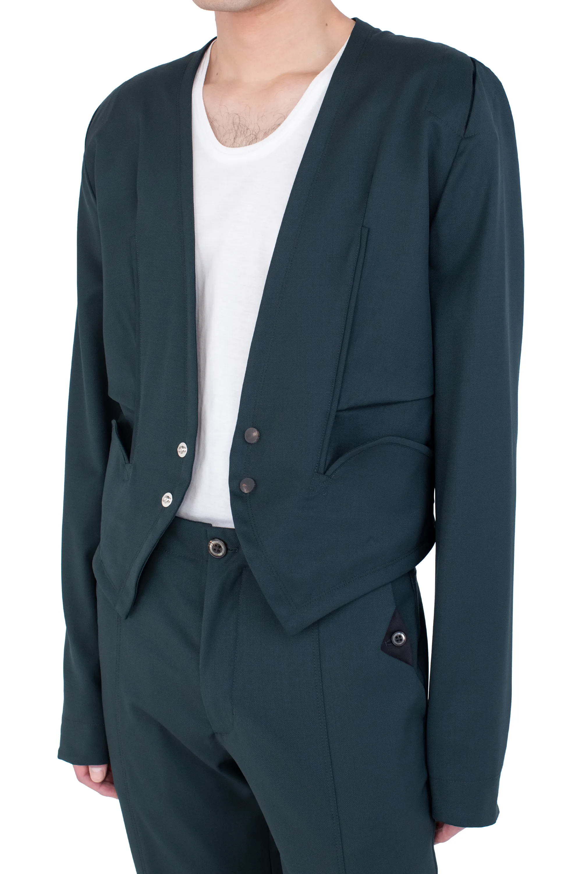KIKO KOSTADINOV ANDRAS TAILORED JACKET - SCARAB
