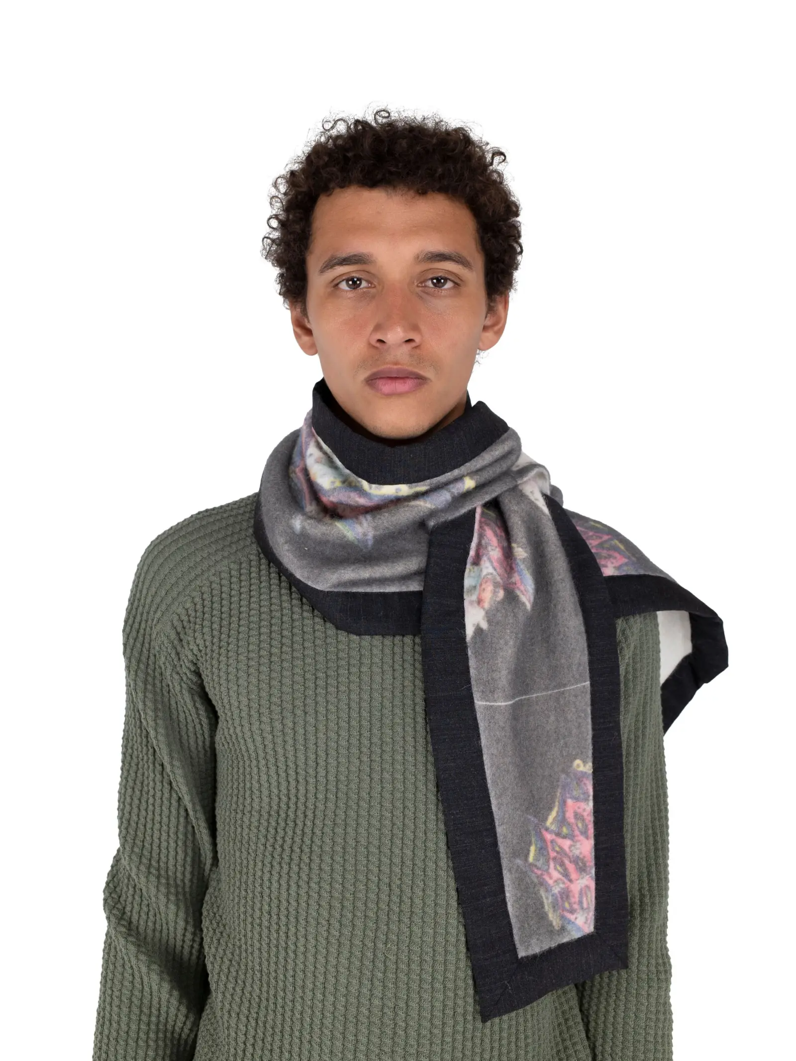 ストールKIKO KOSTADINOV 21AW SCARF WITH BROACH - clicandtag.fr