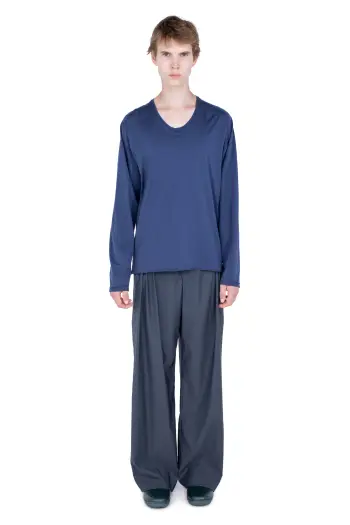 KIKO KOSTADINOV ASTRO LONG SLEEVES TOP - INK BLUE