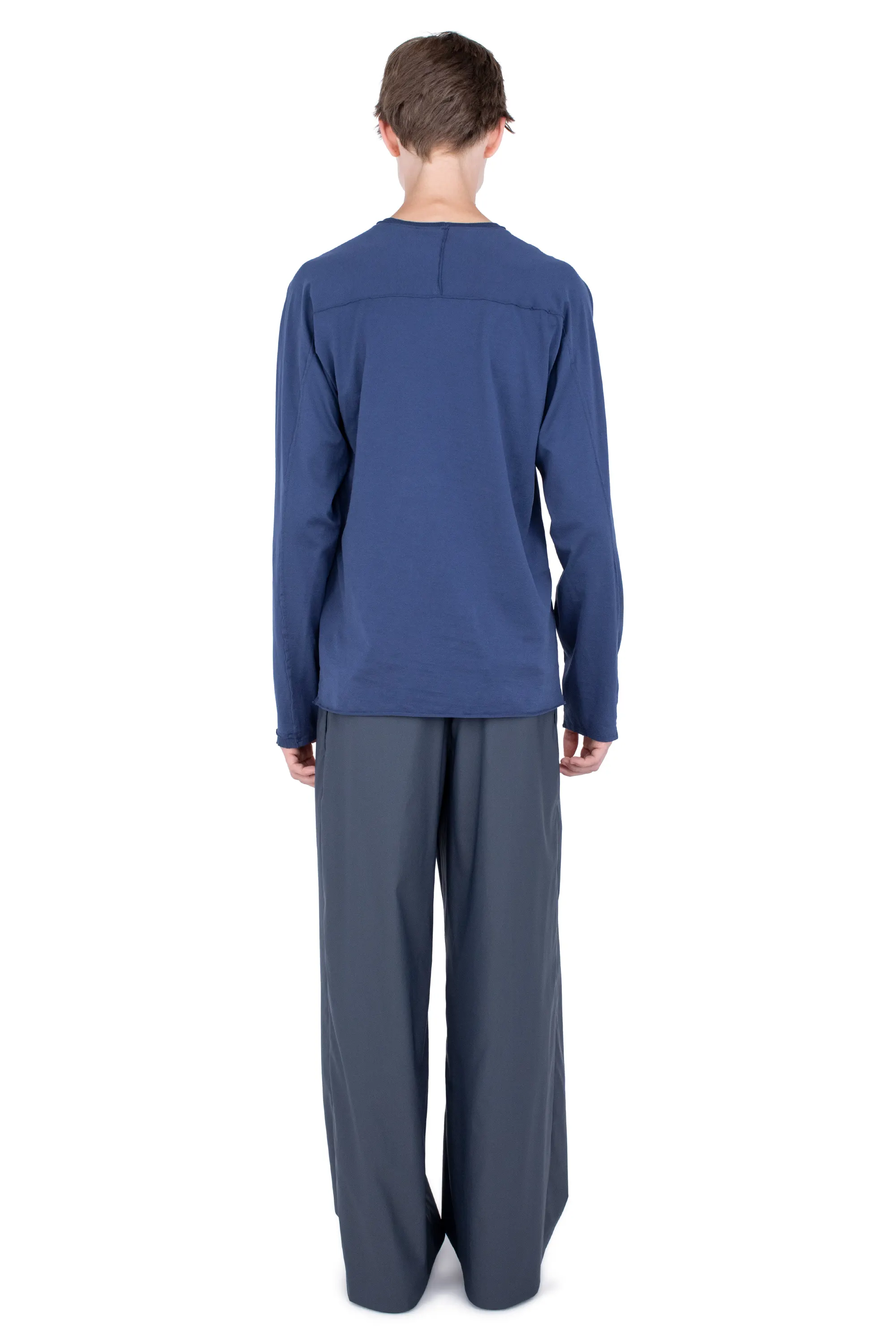 KIKO KOSTADINOV ASTRO LONG SLEEVES TOP - INK BLUE