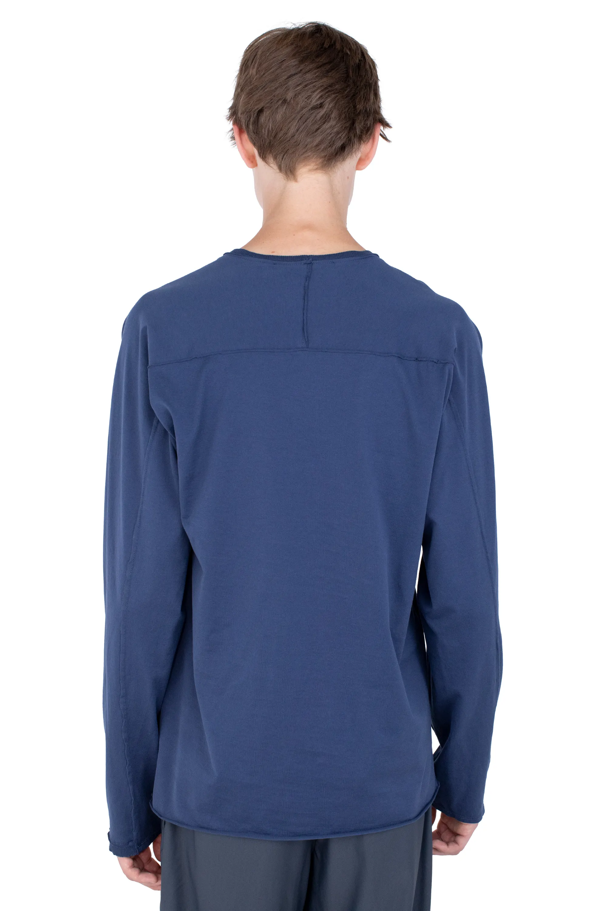 KIKO KOSTADINOV ASTRO LONG SLEEVES TOP - INK BLUE