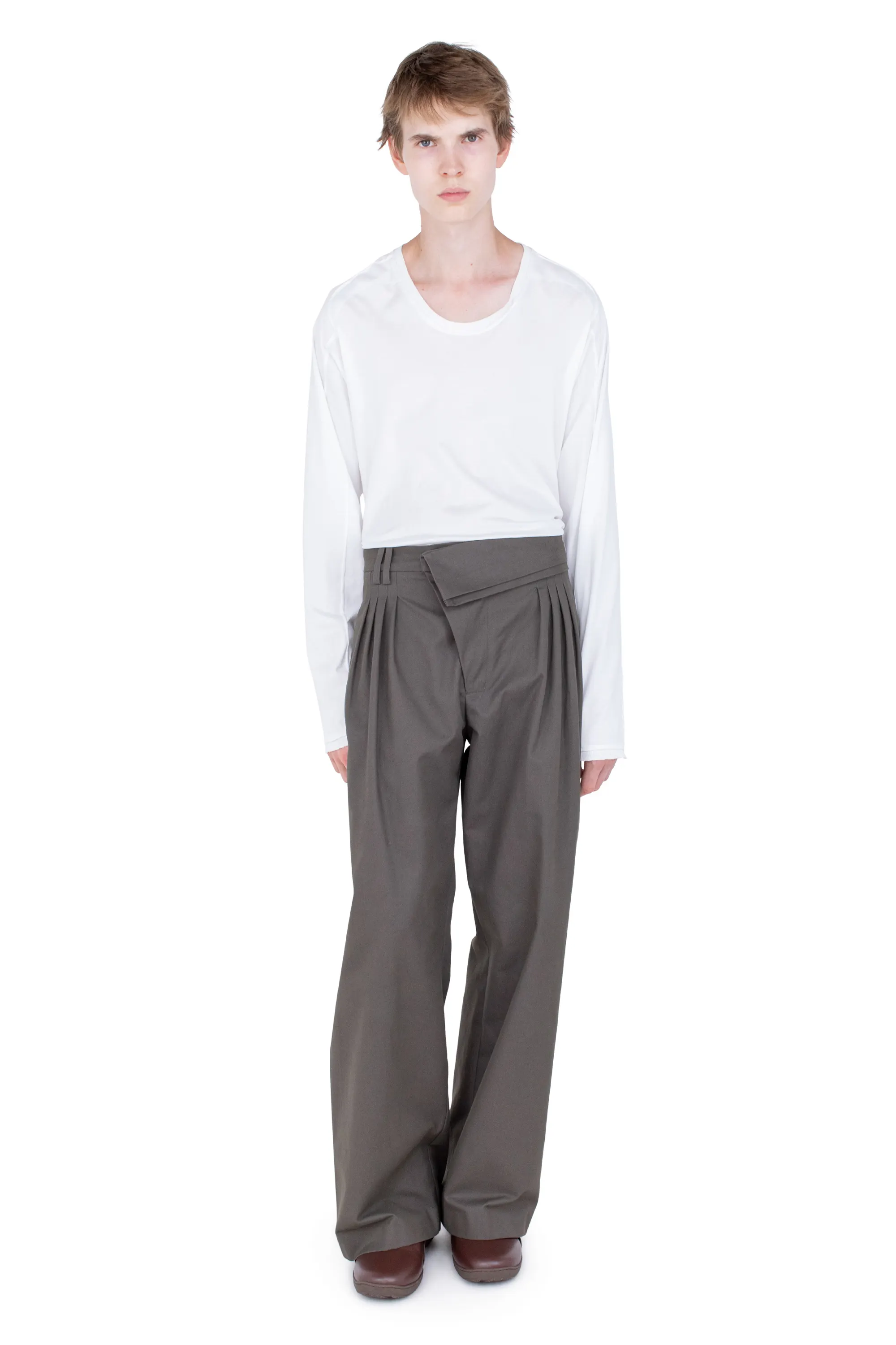 KIKO KOSTADINOV ASTRO LONG SLEEVES TOP - WHITE