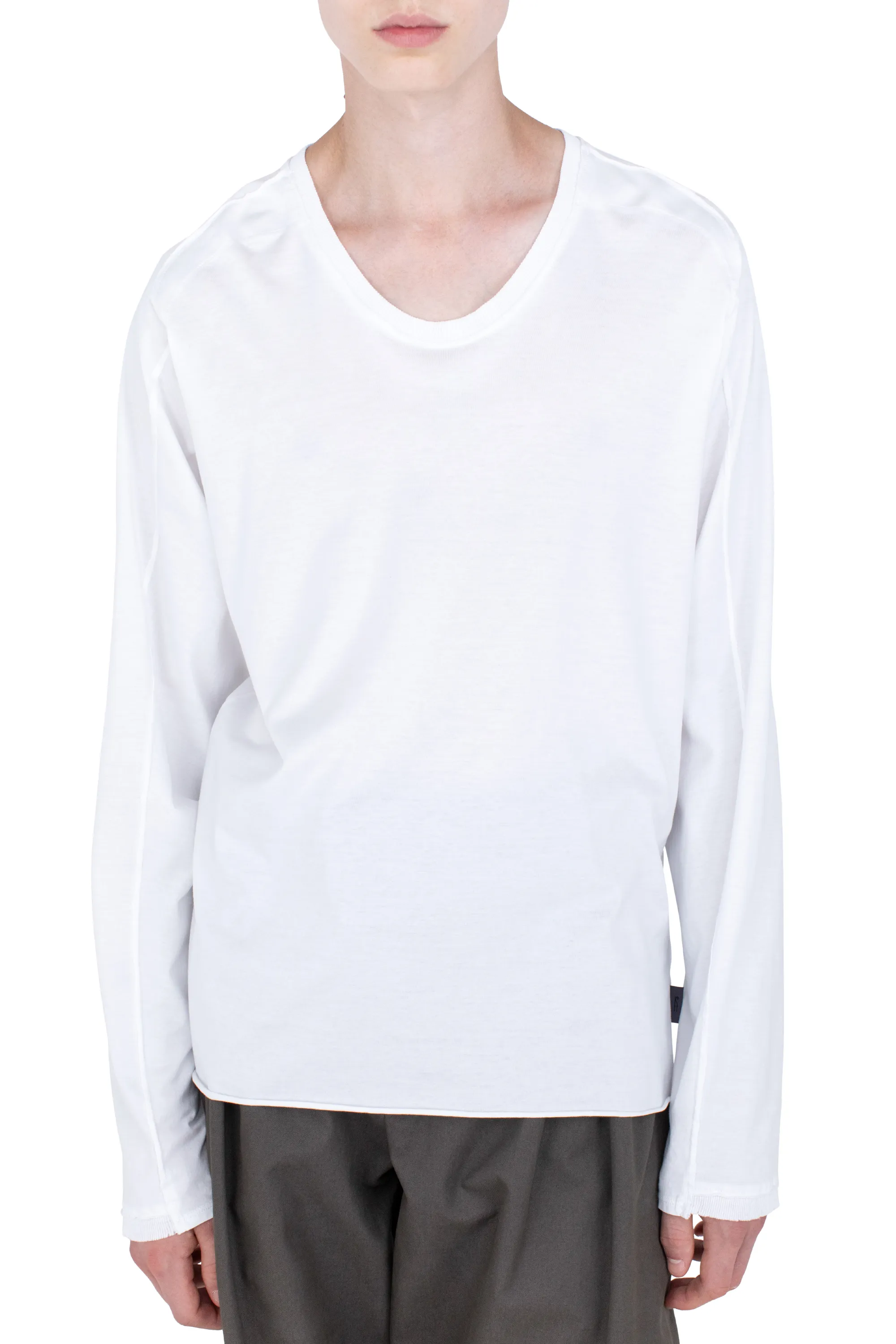 KIKO KOSTADINOV ASTRO LONG SLEEVES TOP - WHITE