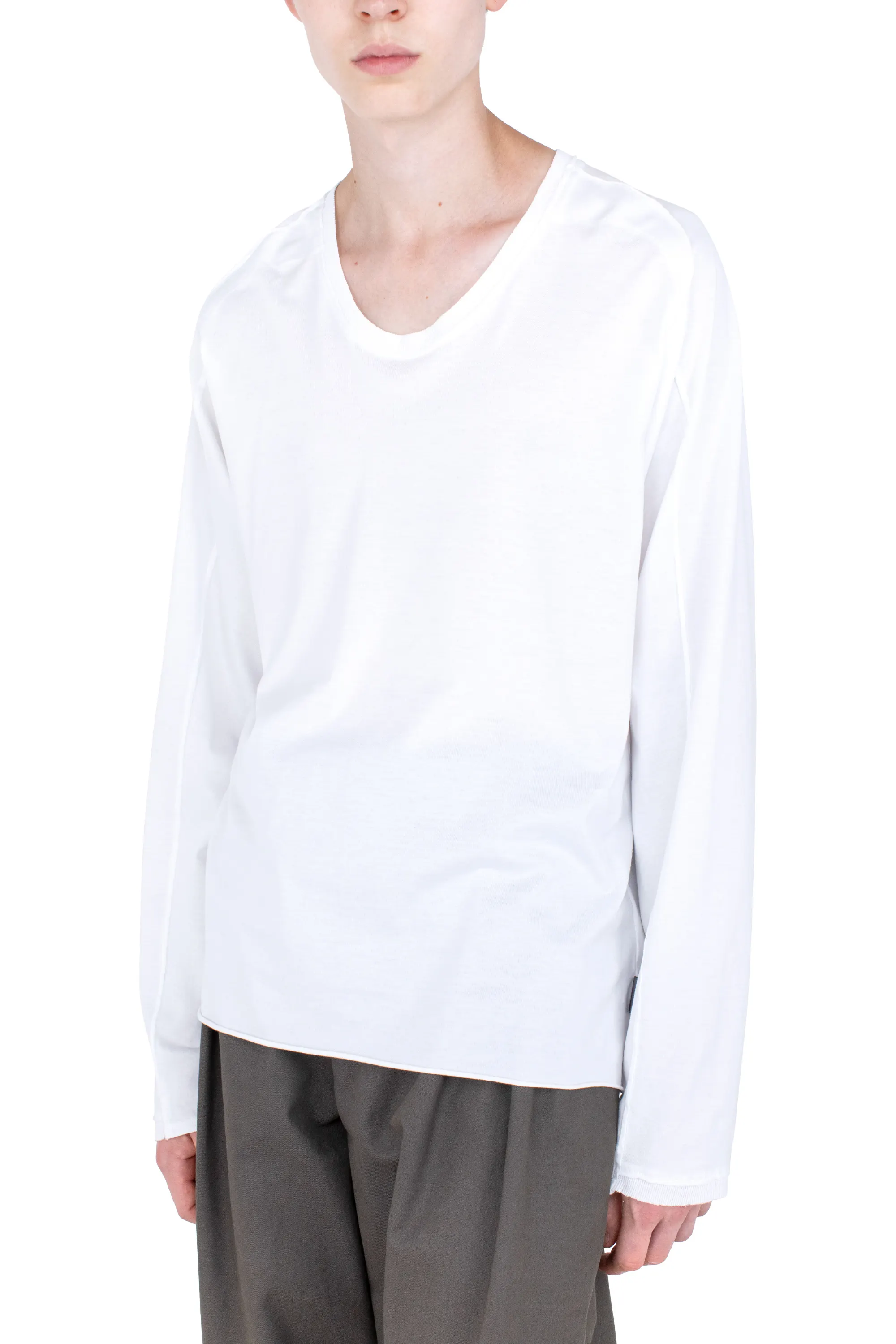 KIKO KOSTADINOV ASTRO LONG SLEEVES TOP - WHITE
