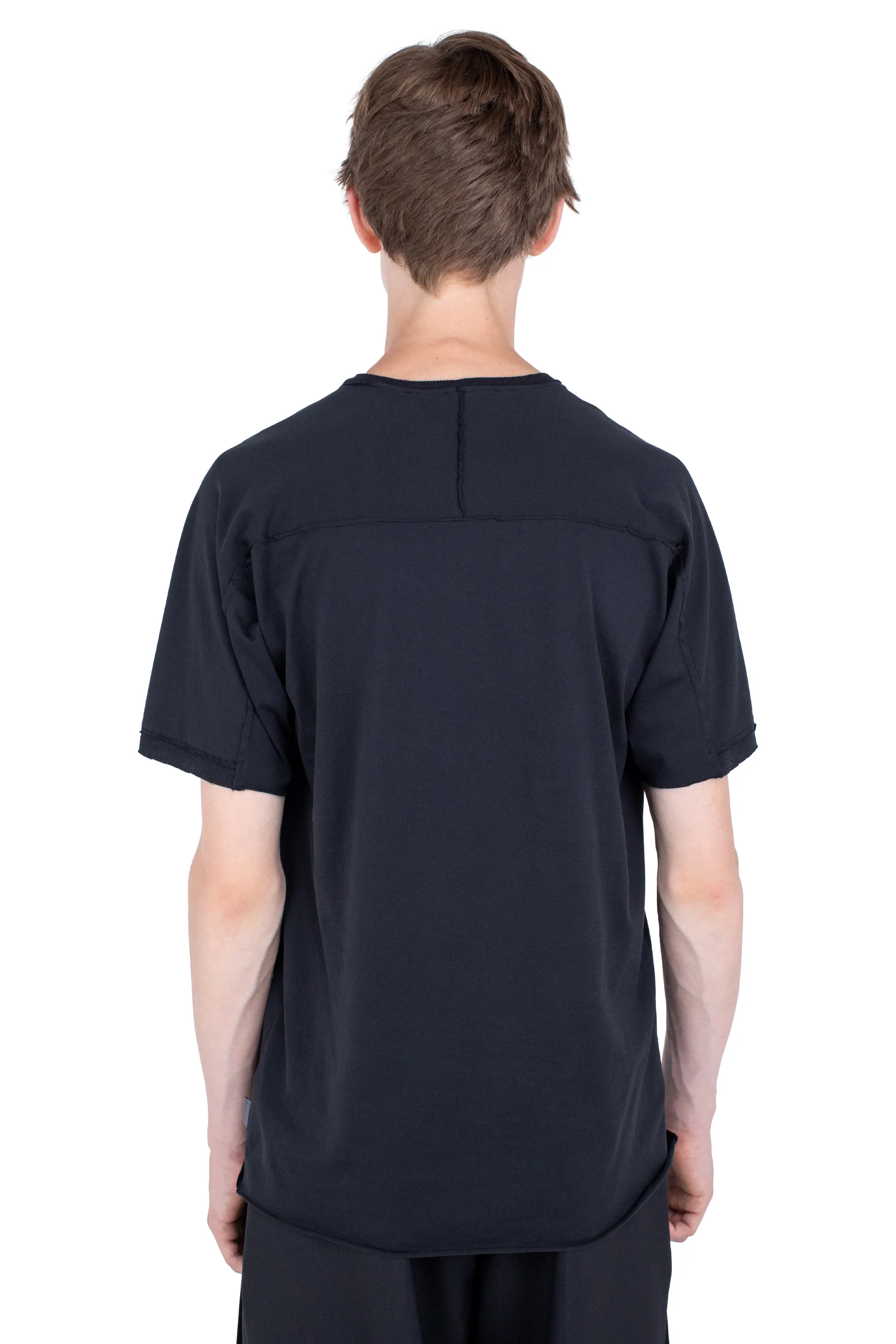 KIKO KOSTADINOV ASTRO SHORT SLEEVES TOP - ONYX BLACK