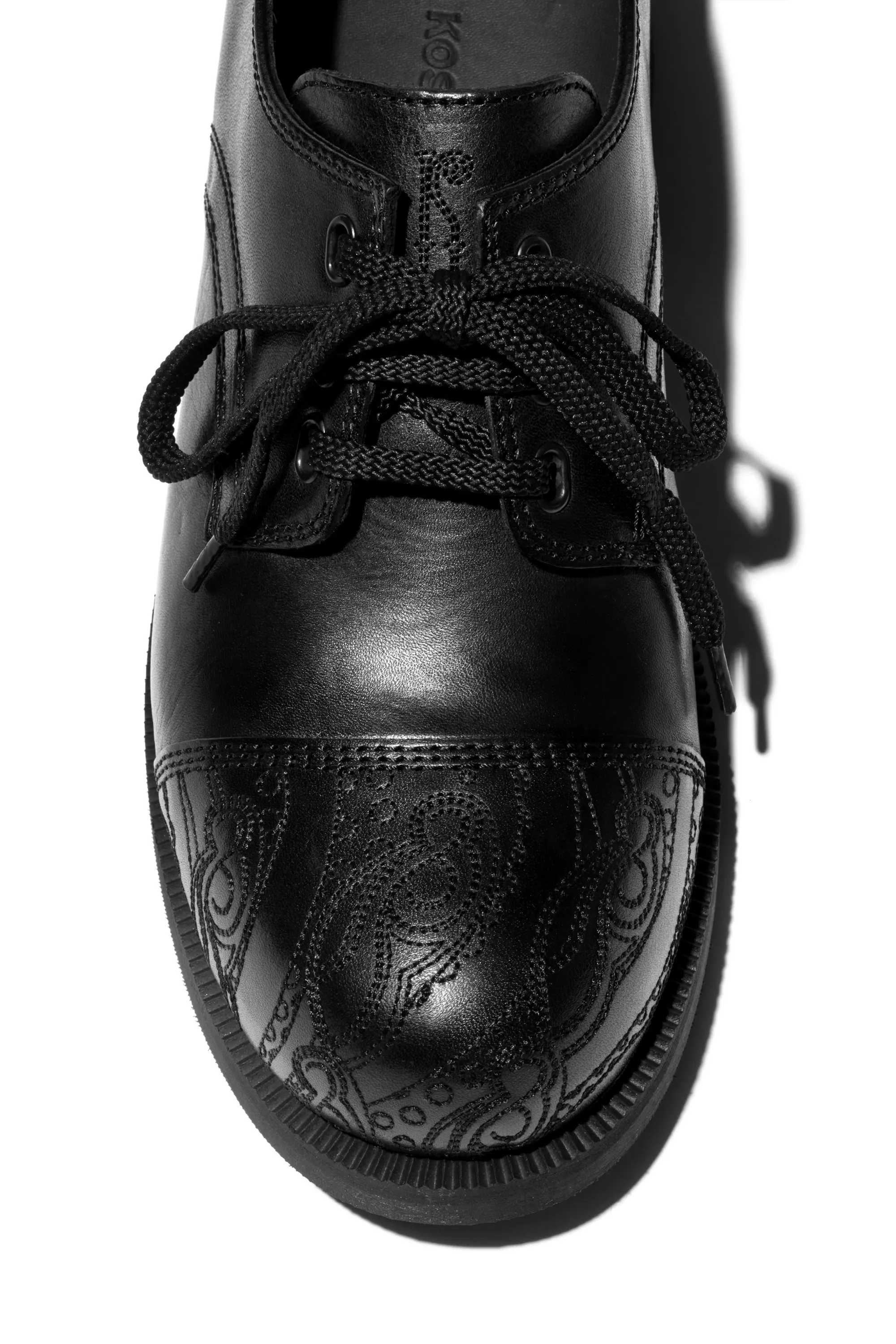 KIKO KOSTADINOV ATRO LACE UPS - SOOT BLACK