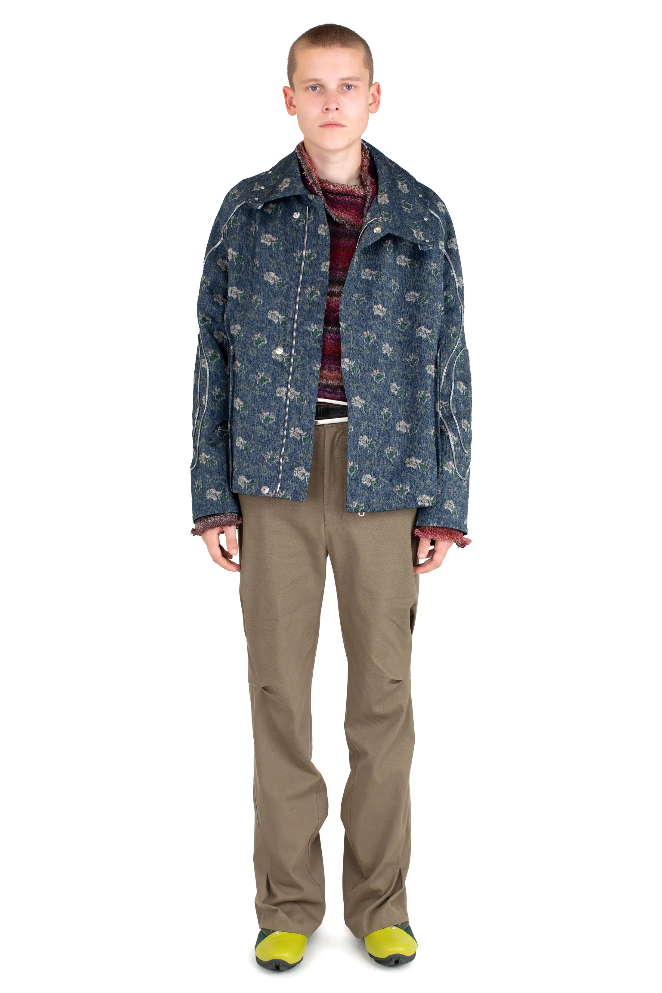 KIKO KOSTADINOV – CHALICE JACKET W BAG - FLORAL JACQUARD 